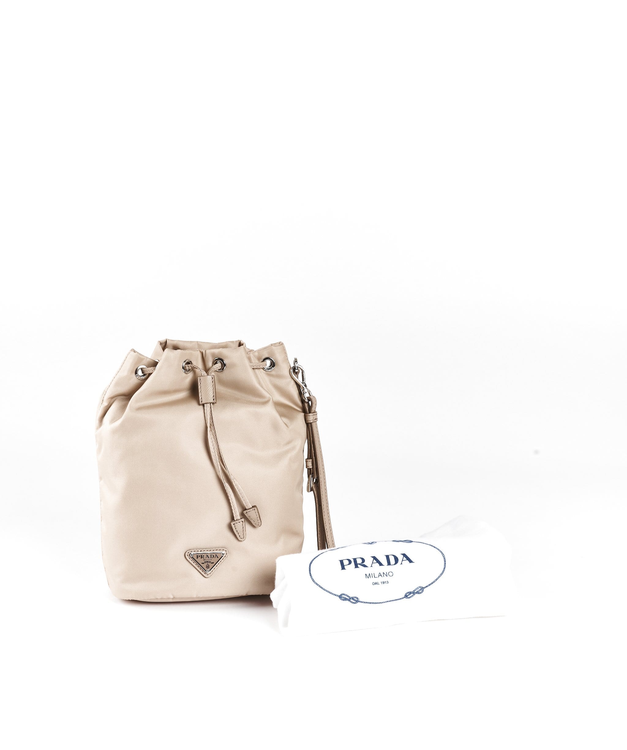 Prada Prada Nylon Pouch beige