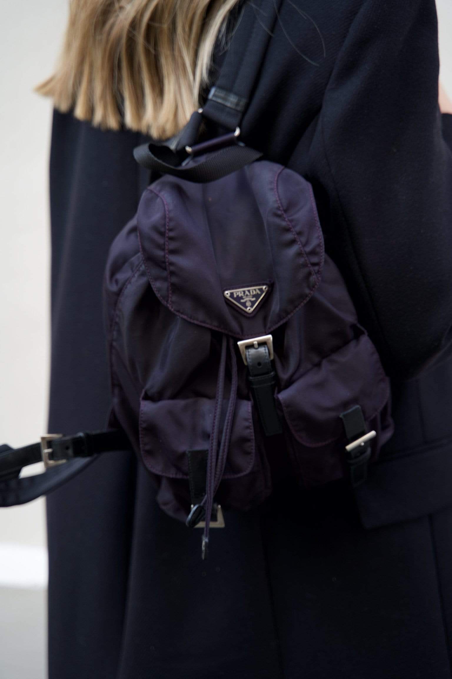 Prada Prada Nylon Purple Backpack - ADL1392