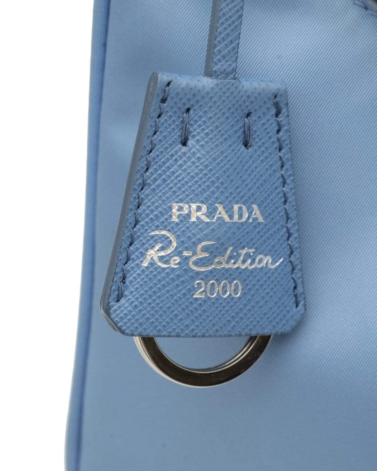 Prada Prada Nylon Re-edition 2000 Blue Nylon Bag  - ADL1648