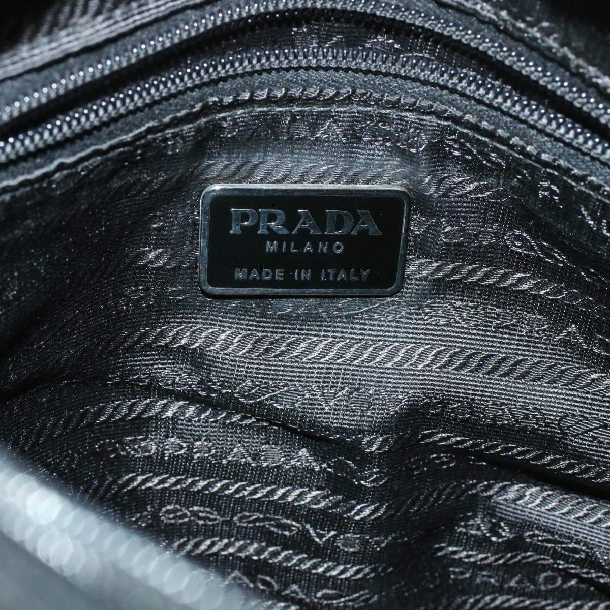 Prada PRADA Nylon Shoulder Bag Black 21