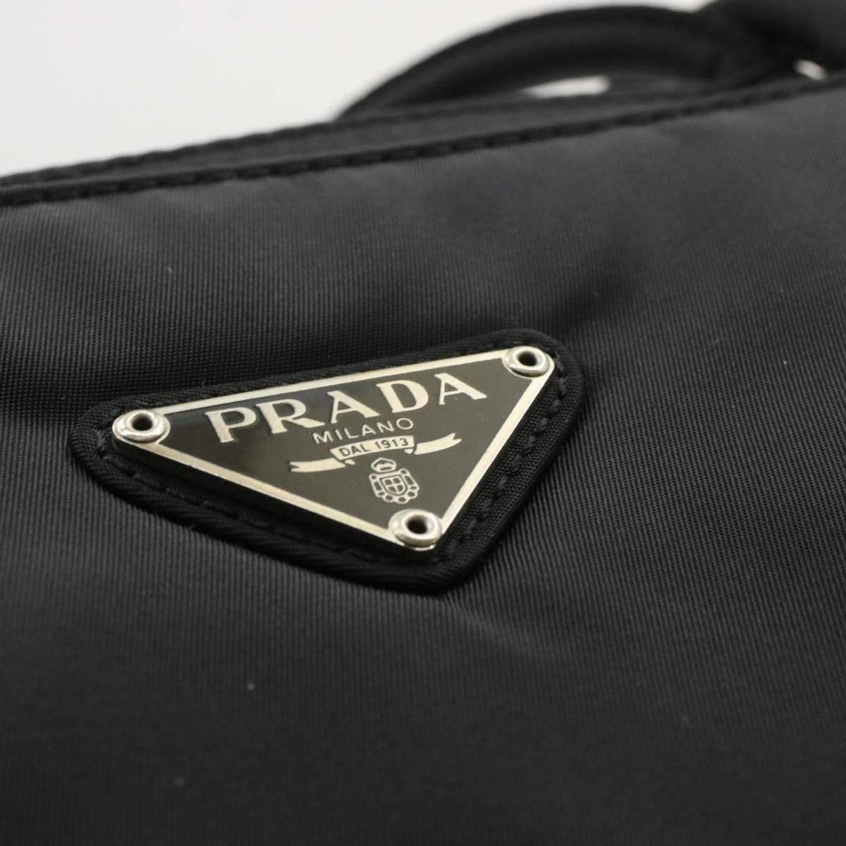 Prada Prada Nylon Shoulder Bag Black 28