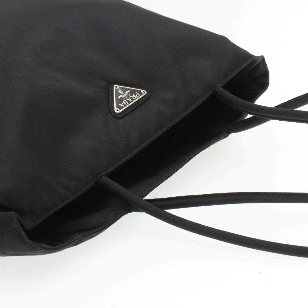 Prada Prada Nylon Shoulder Bag Black 28