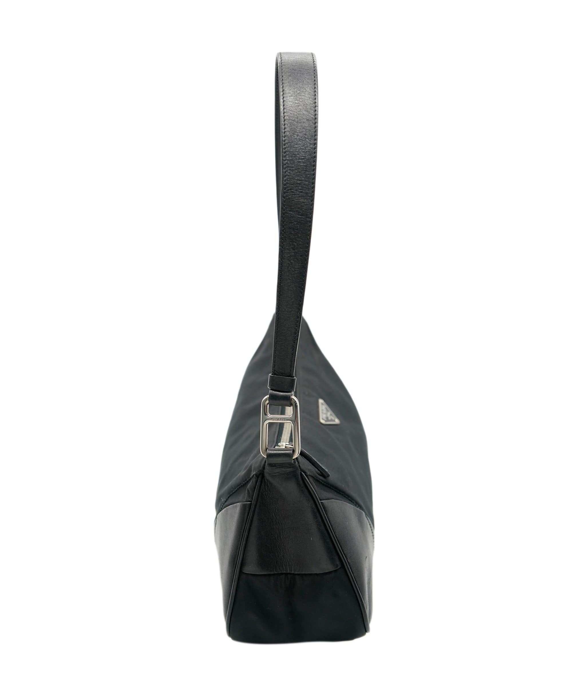 Prada Prada Nylon Shoulder Bag Black ASL6719