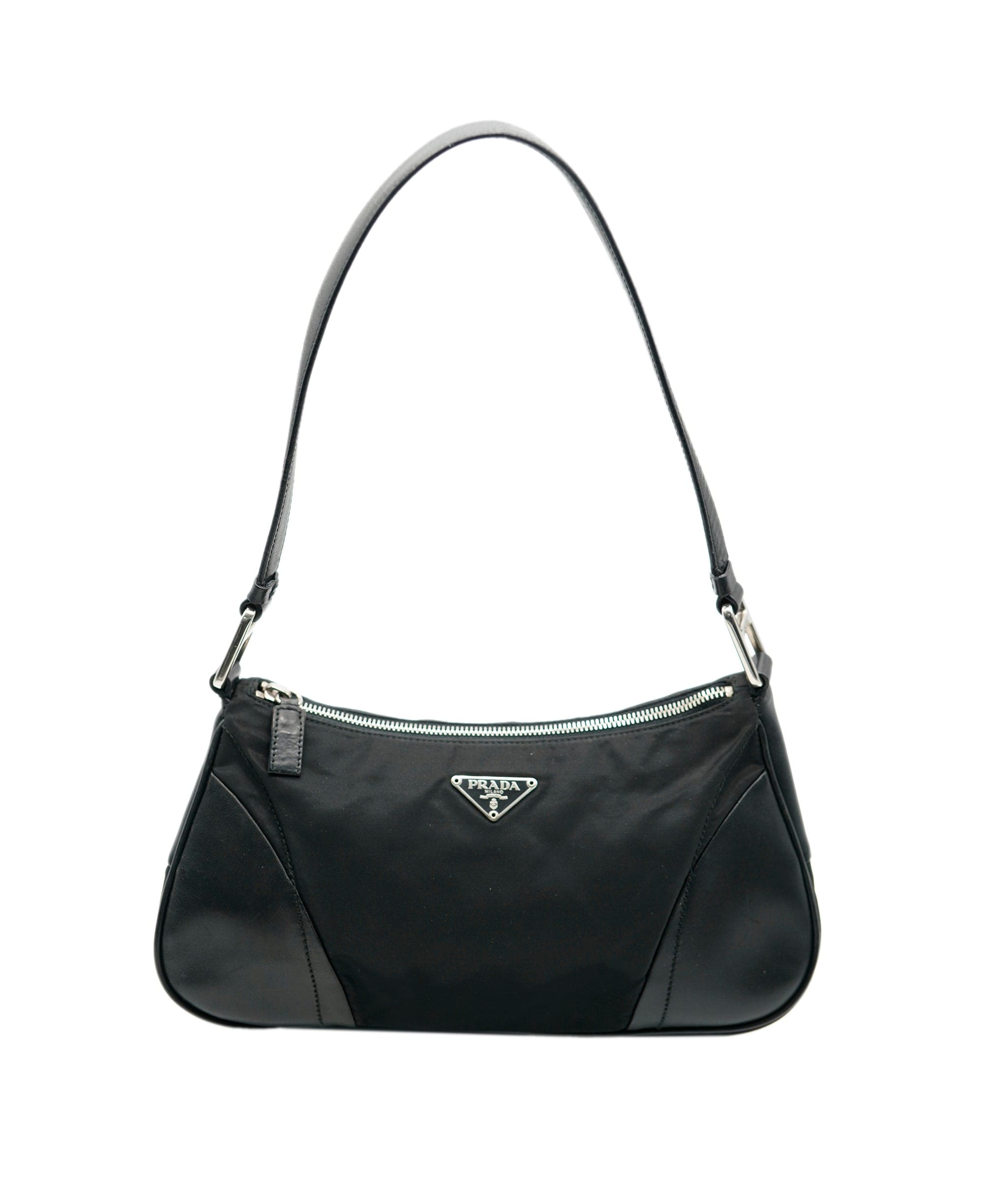 Prada Prada Nylon Shoulder Bag Black ASL6719