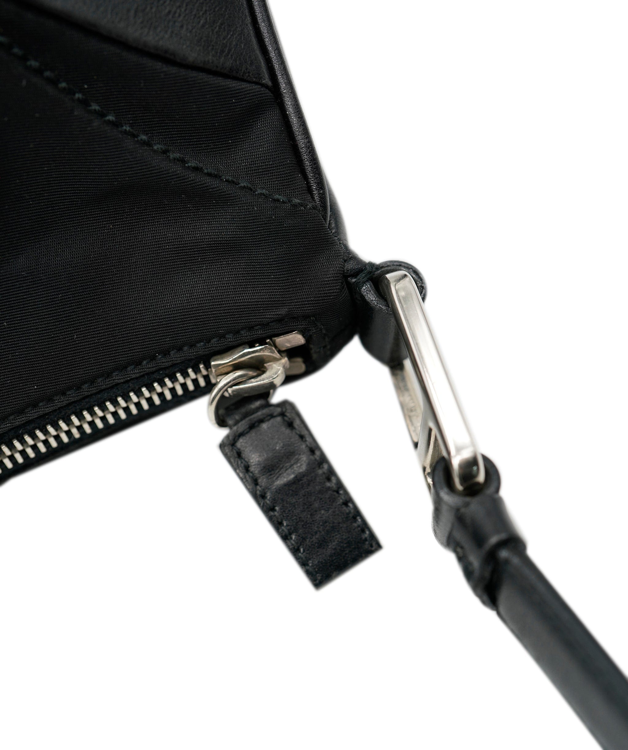 Prada Prada Nylon Shoulder Bag Black ASL6719