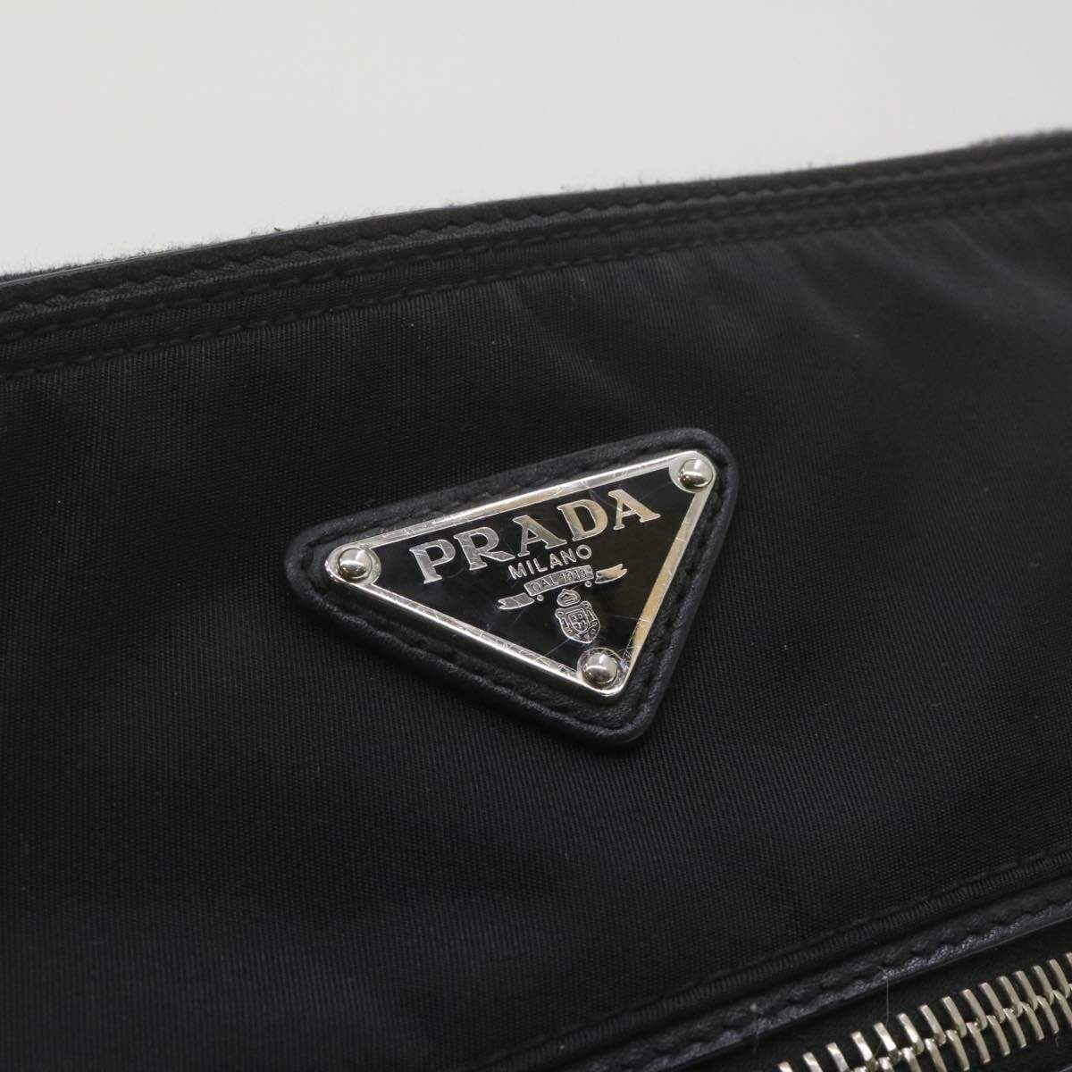 Prada PRADA Nylon Shoulder Bag Black MW2208