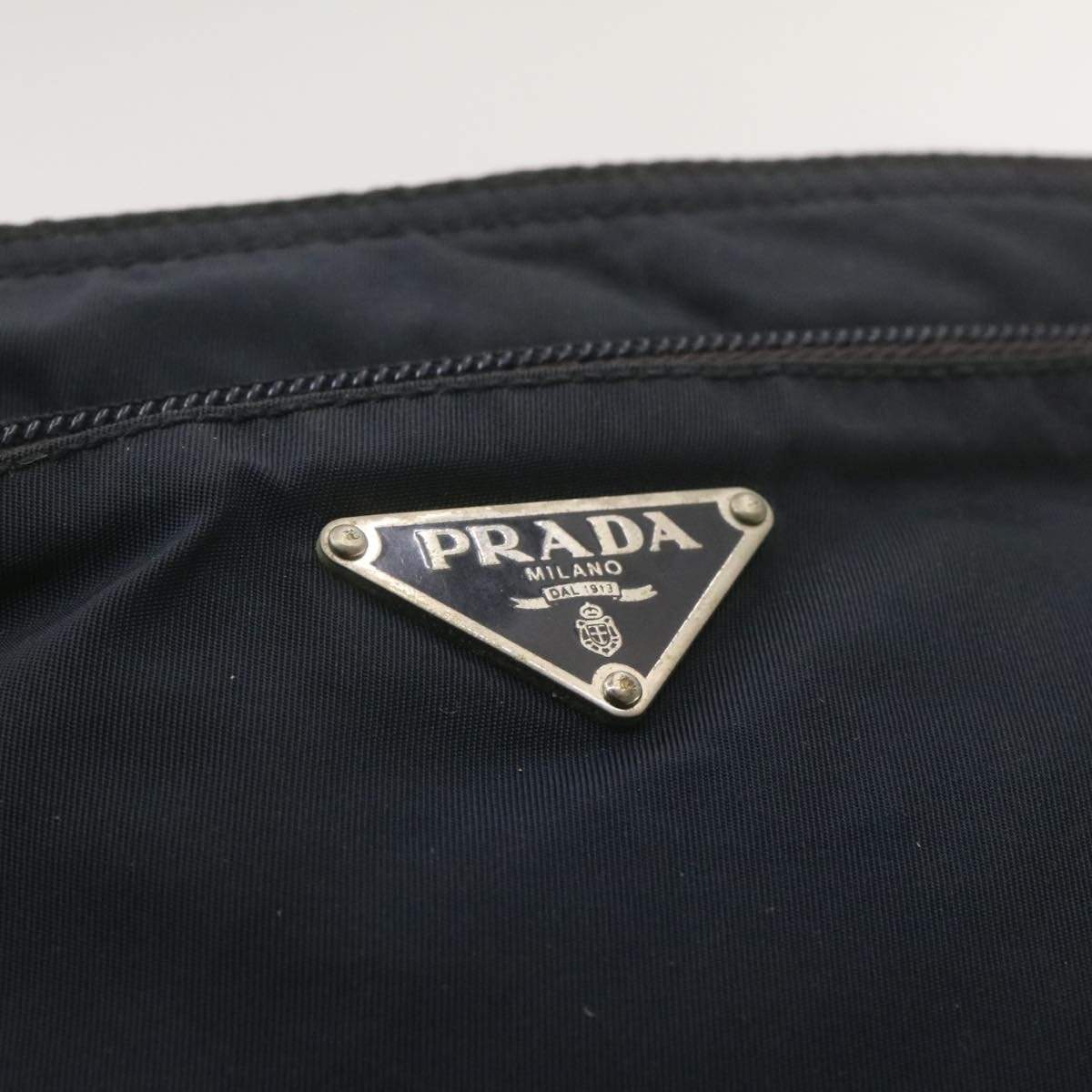 Prada PRADA Nylon Shoulder Bag Navy Crossbody Bag 53