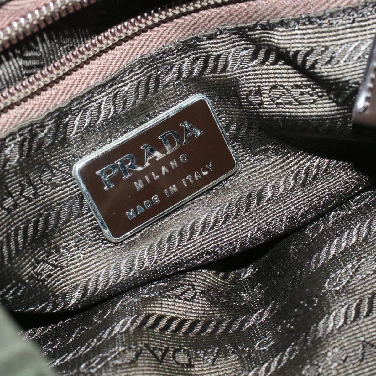 Prada PRADA Nylon Small Backpack Khaki 104