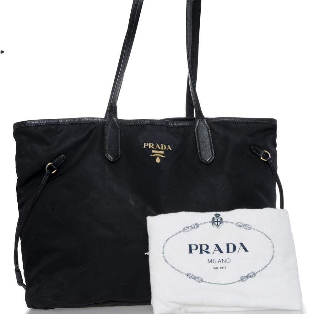 Prada Prada Nylon Tote Bag Black - AWL1102