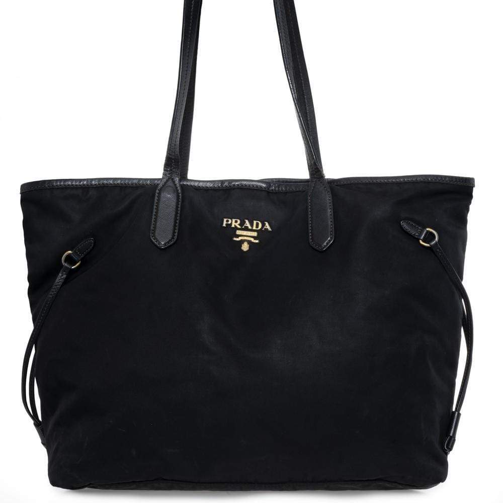 Prada Prada Nylon Tote Bag Black - AWL1102