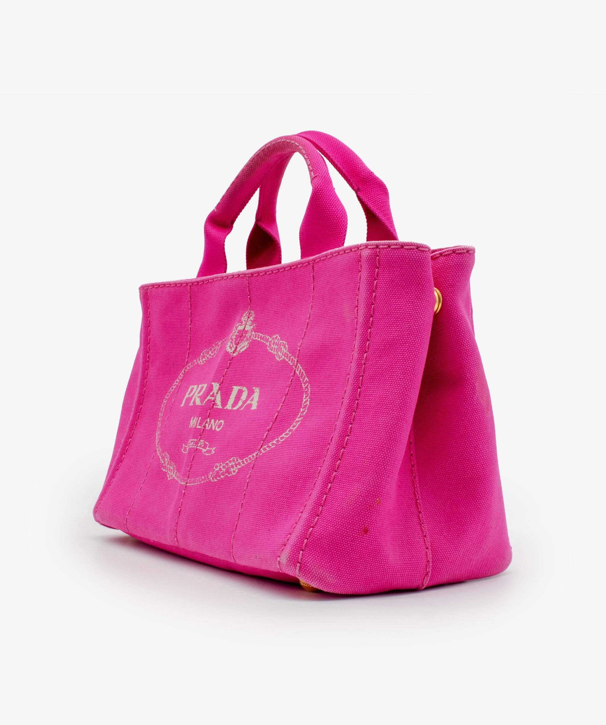 Prada Prada Pink Canapa Tote Bag MW2793