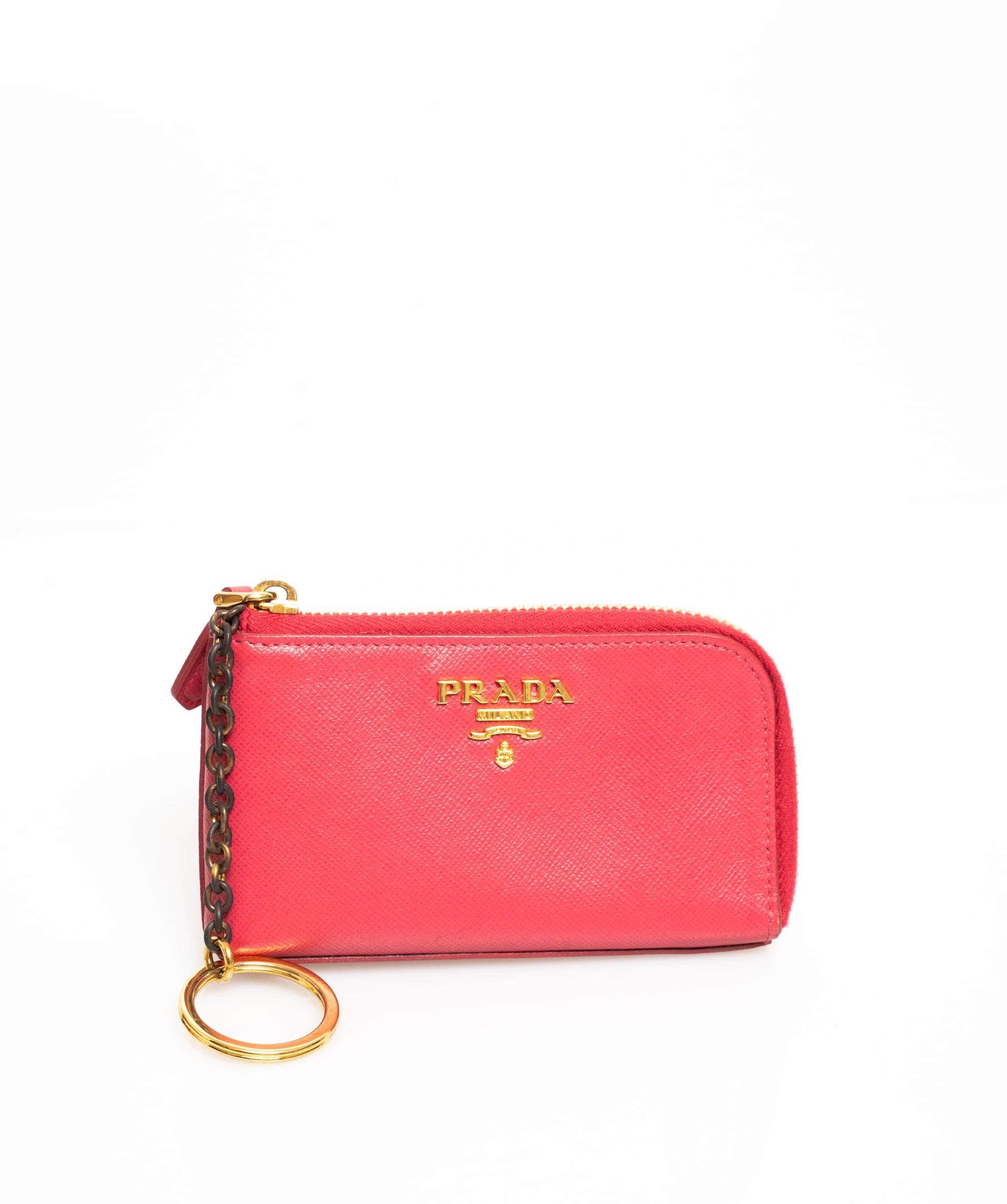 Prada Prada pink keychain wallet - ADL1142