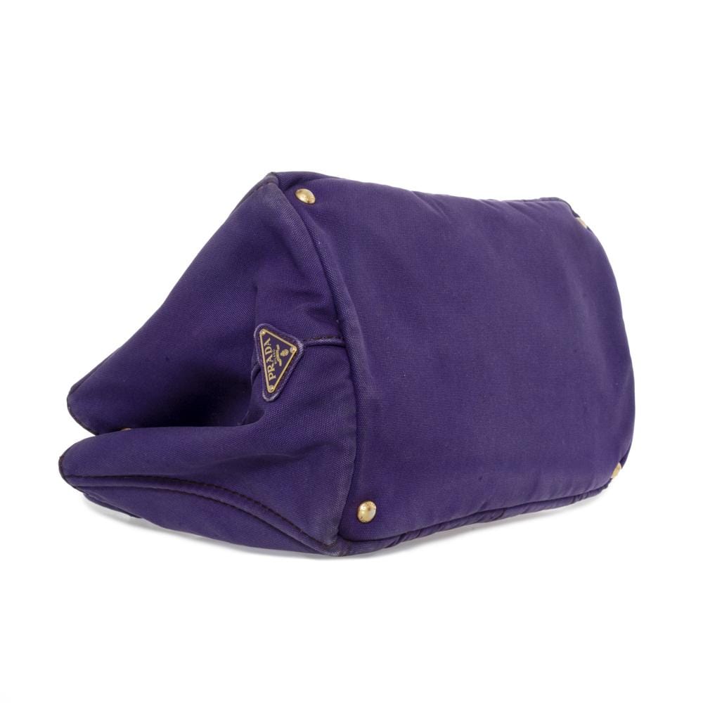 Prada Prada Purple Canvas GM Canapa Tote - AWL1300