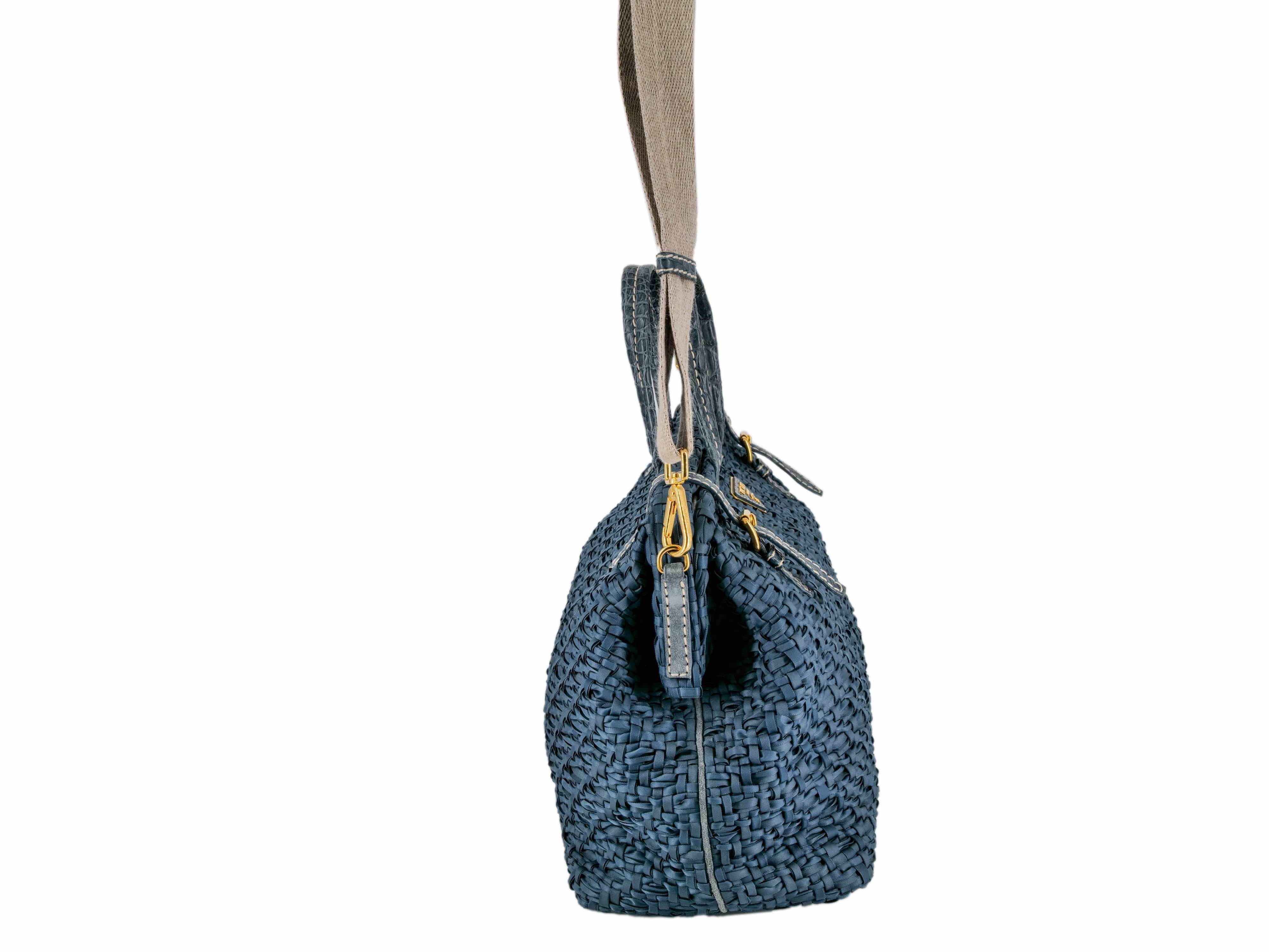 Prada Prada Raffia 2 Way Bag RJL1749