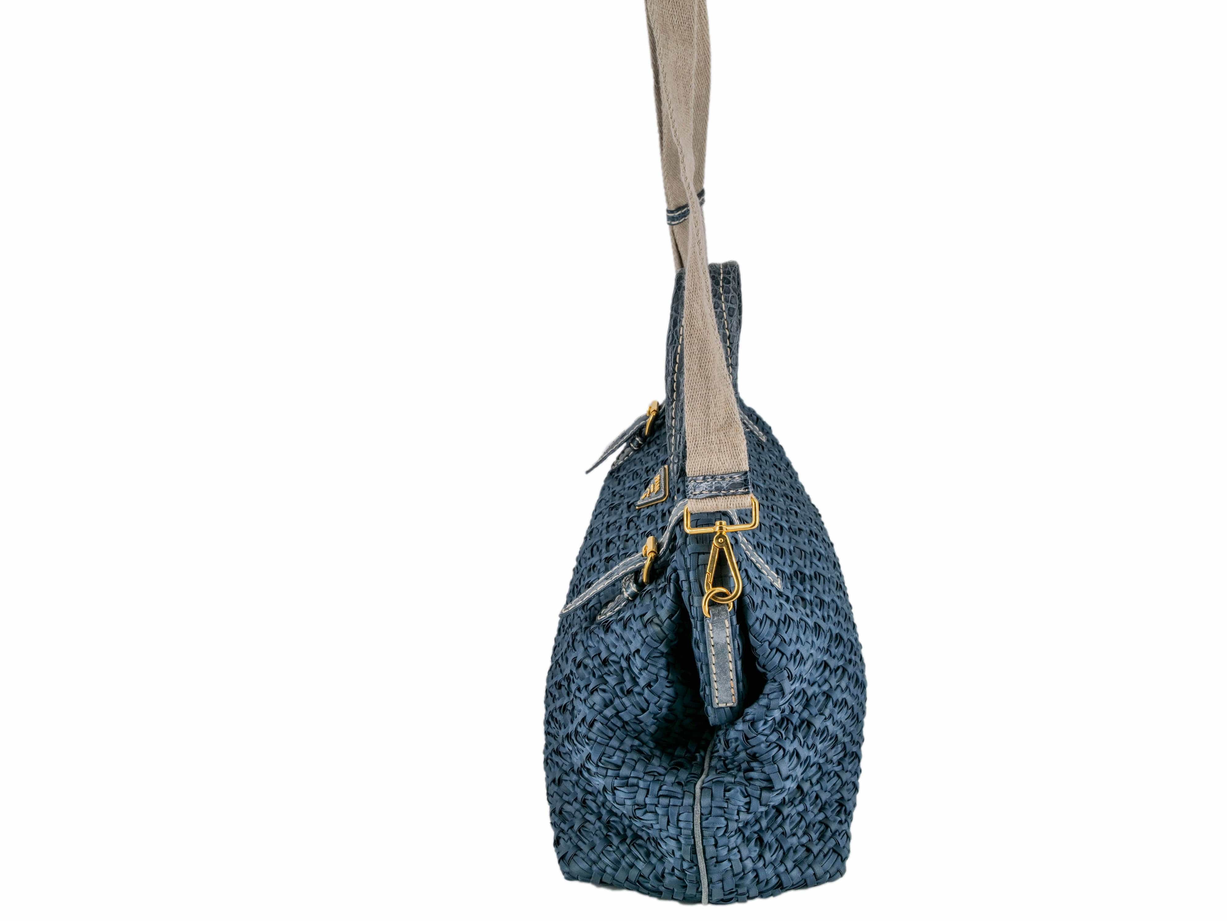 Prada Prada Raffia 2 Way Bag RJL1749