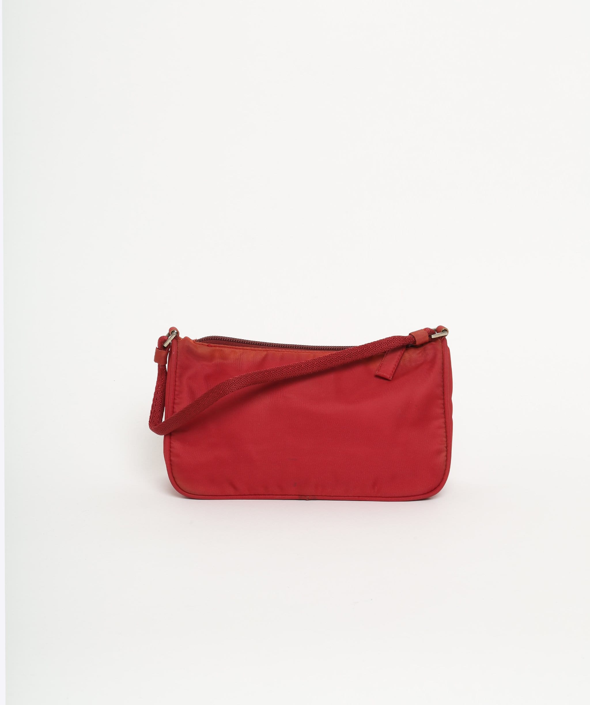 Prada Prada Red Nylon Pouch Bag 58