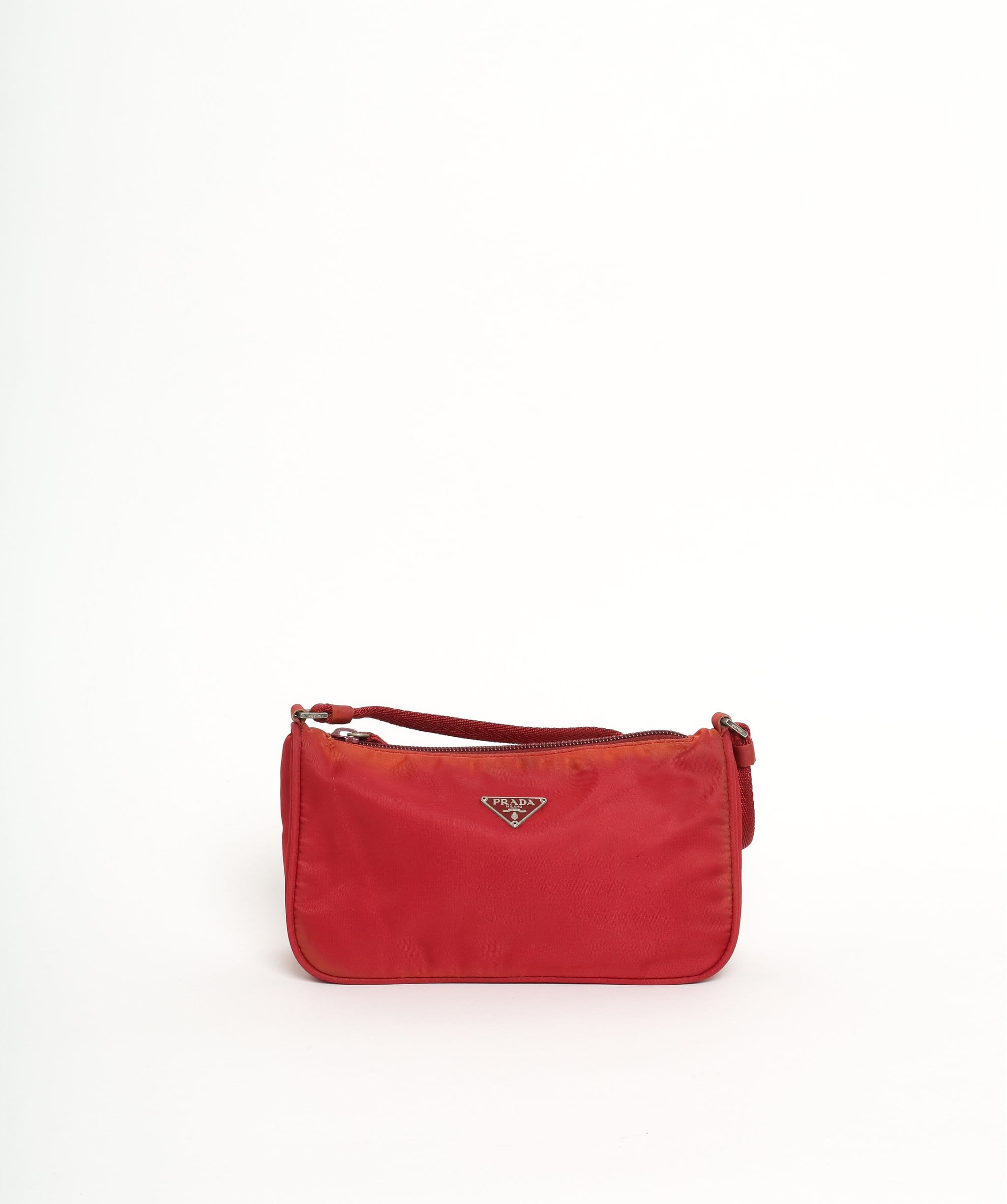 Prada Prada Red Nylon Pouch Bag 58