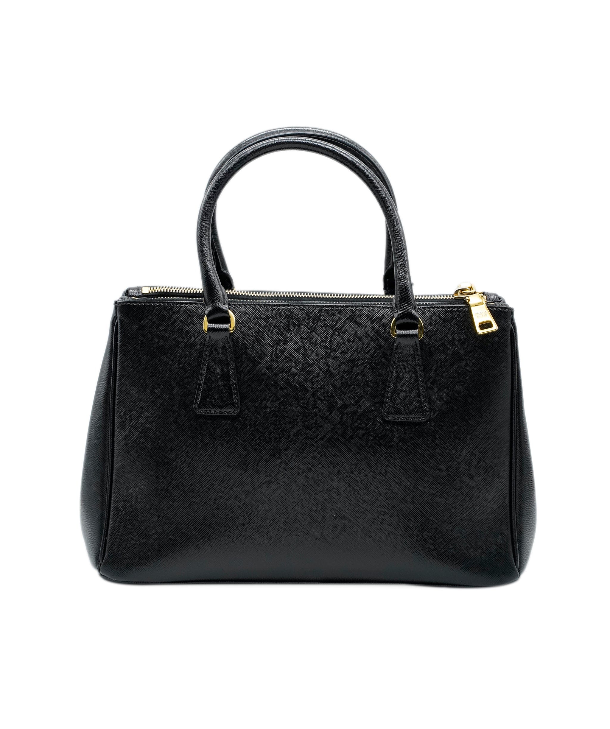 Prada Prada Saffiano Black Tote with GHW - ALC0378