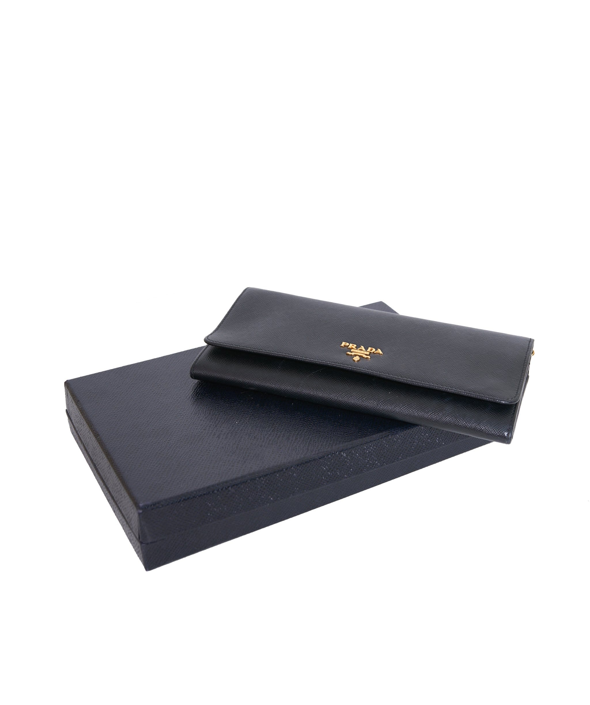 Prada Prada Saffiano Black Wallet on Chain - ADL1300