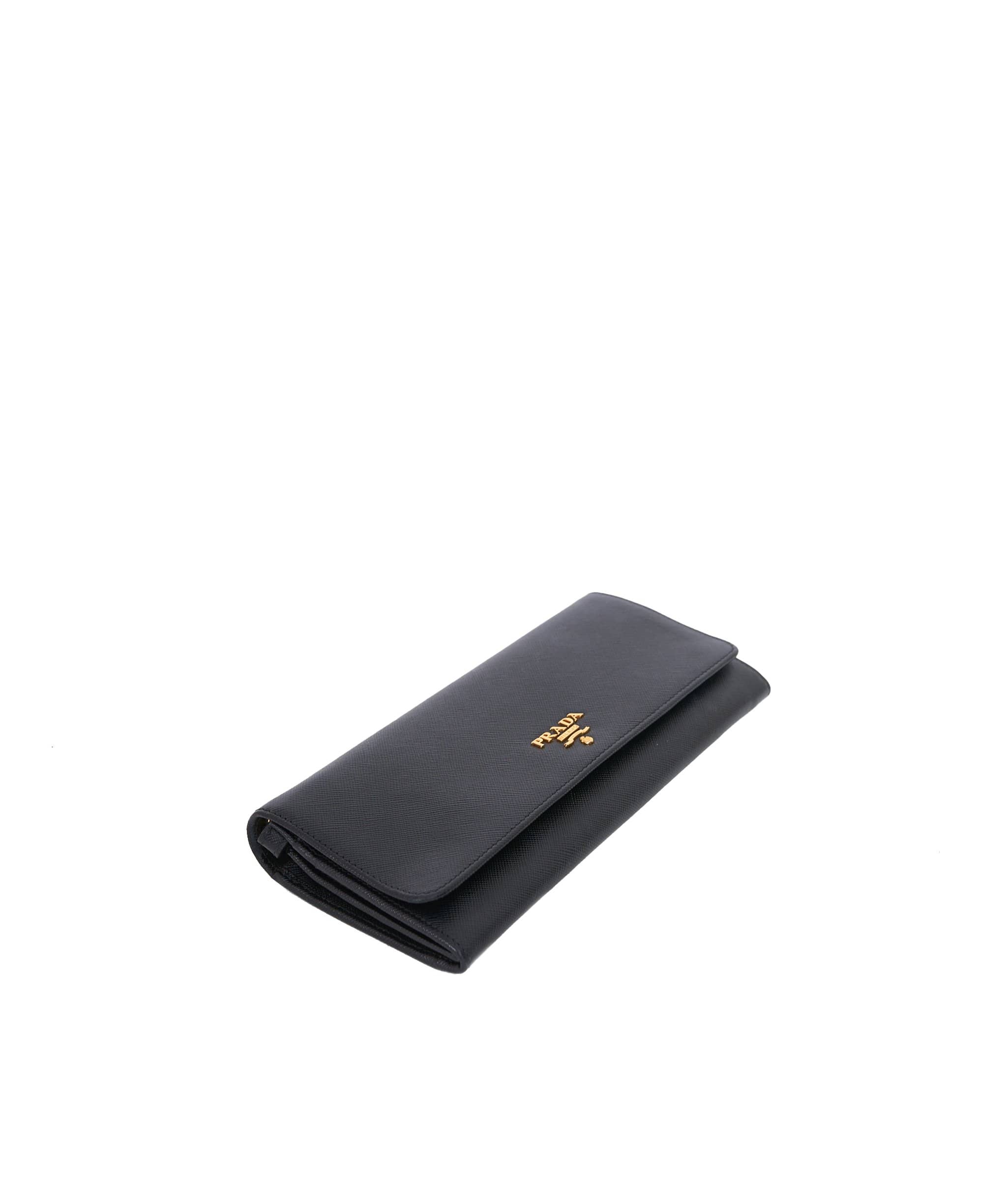 Prada Prada Saffiano Black Wallet on Chain - ADL1300