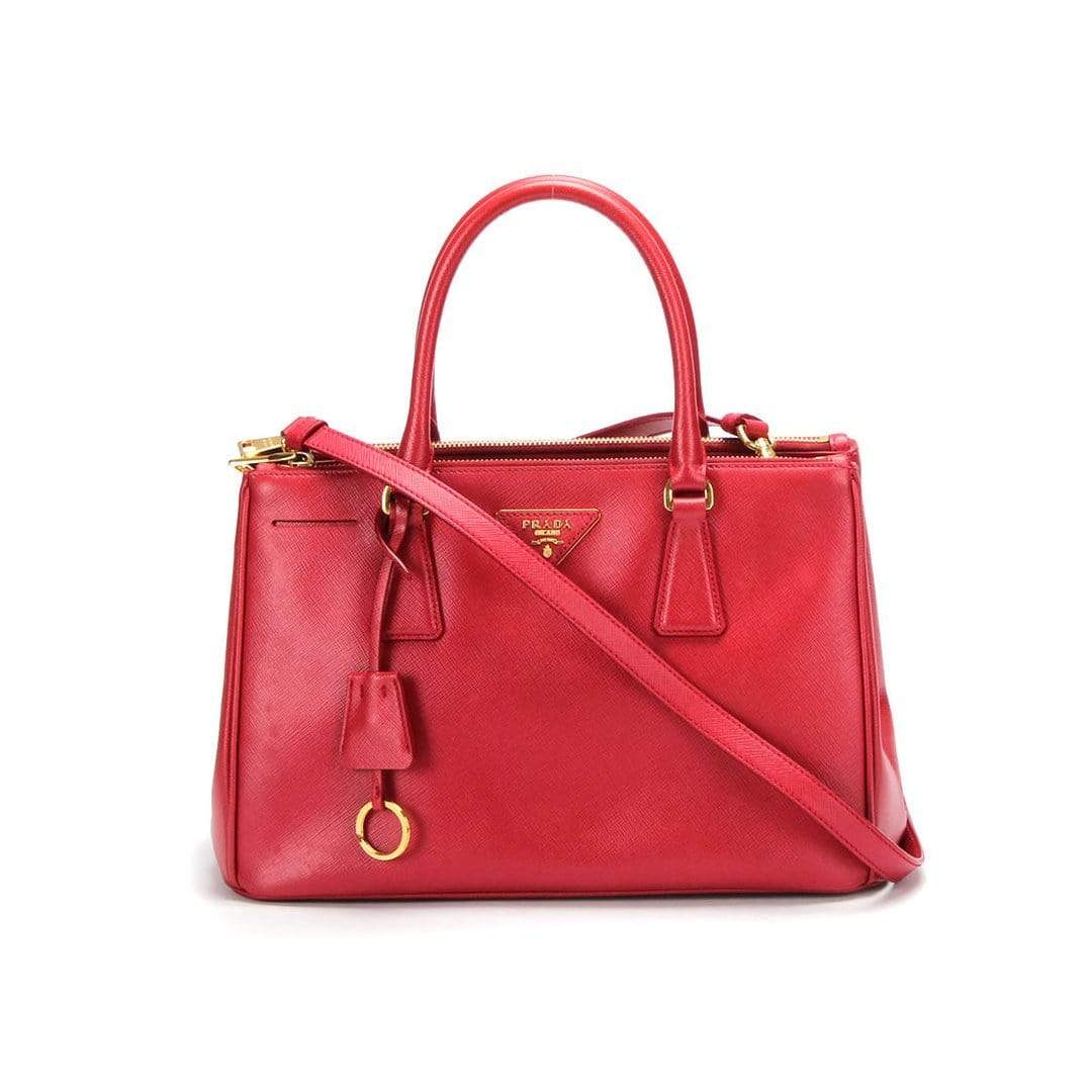 Prada Prada Saffiano Double Zip Galleria Tote Bag RJL1226