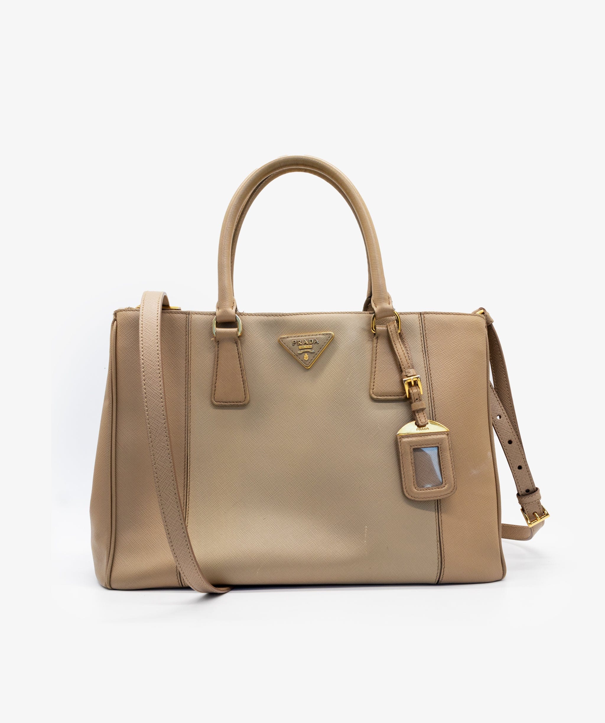 Prada Prada Saffiano Double Zip Galleria Tote Bag RJL1318