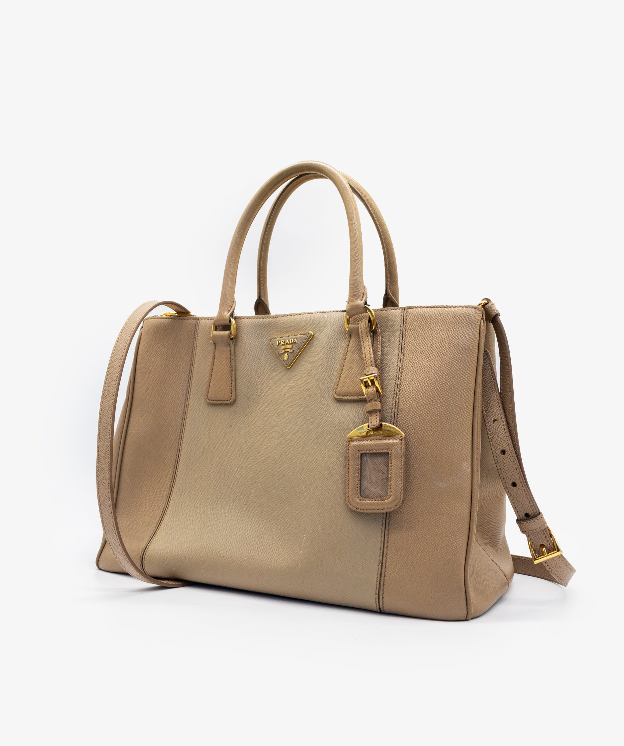 Prada Prada Saffiano Double Zip Galleria Tote Bag RJL1318