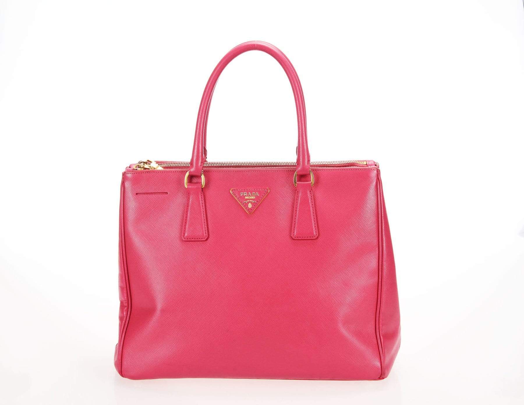 Prada Prada Saffiano Galleria Double Zip Tote Bag