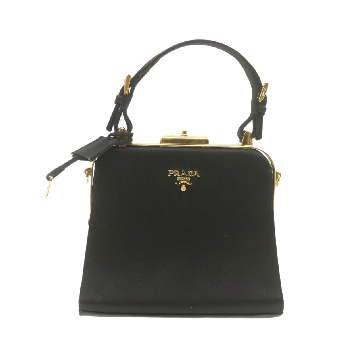 Prada Prada Satin Frame 2Way Handbag MW2275