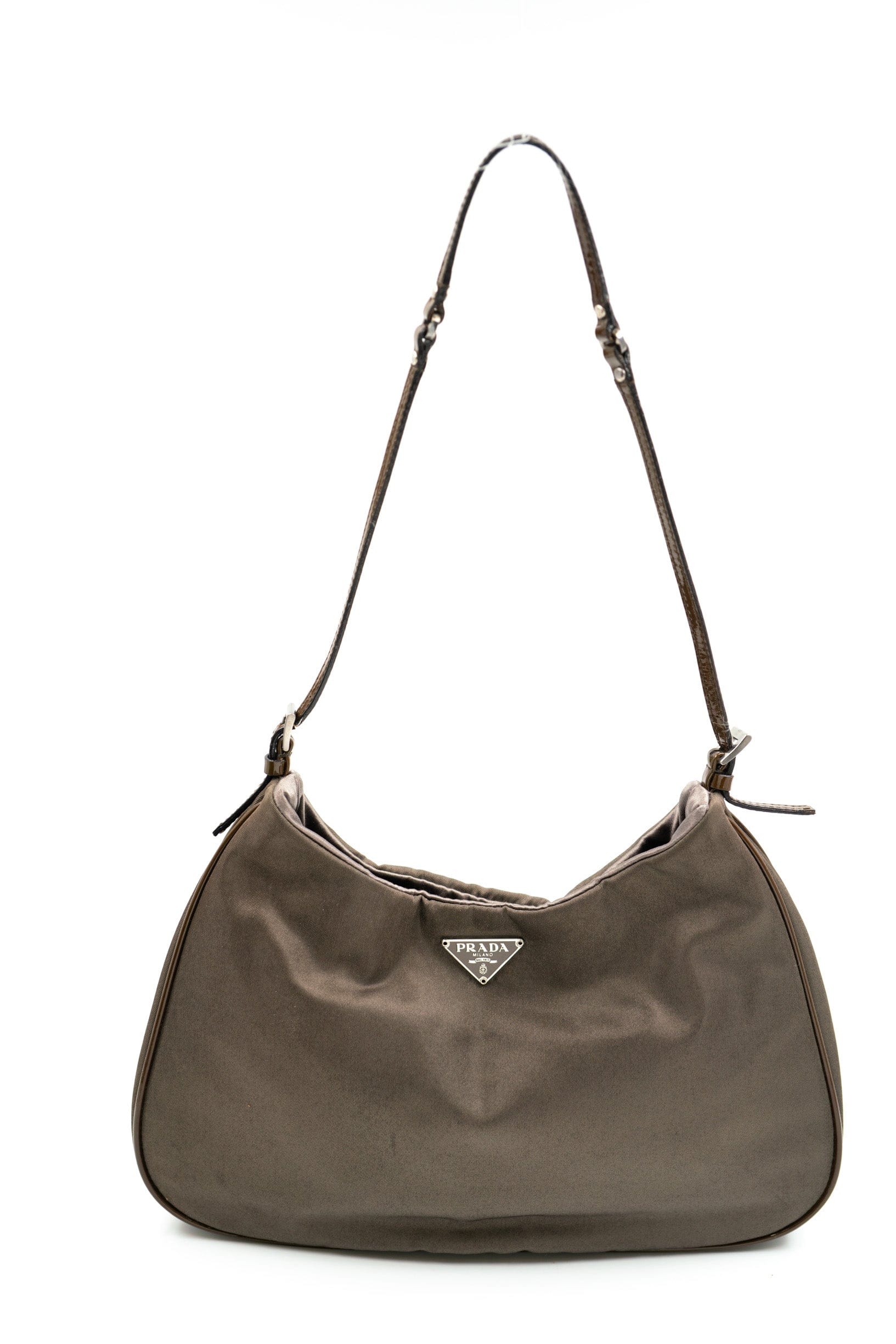 Prada Prada Shoulder Bag in Brown Nylon  - AWL3908