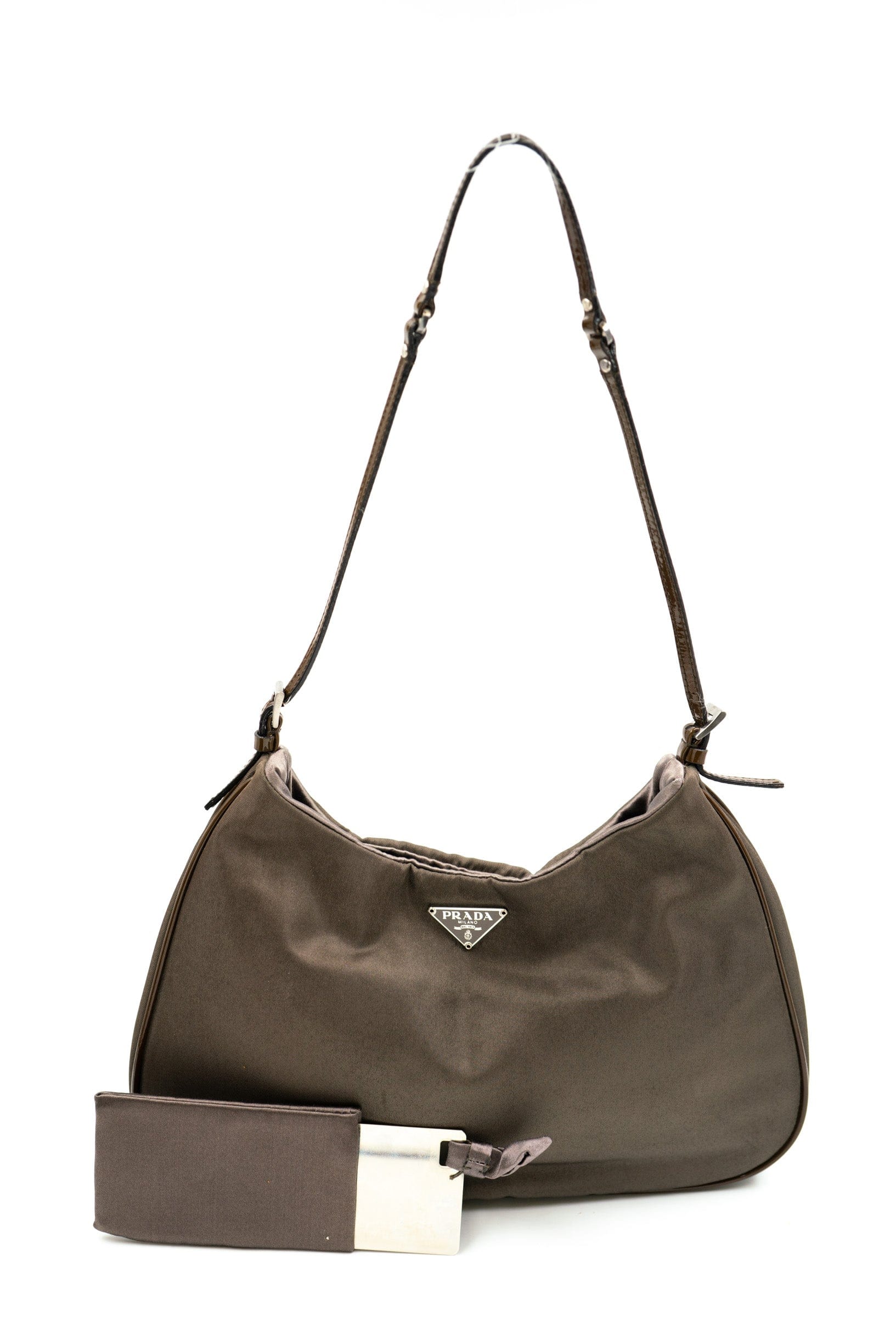 Prada Prada Shoulder Bag in Brown Nylon  - AWL3908