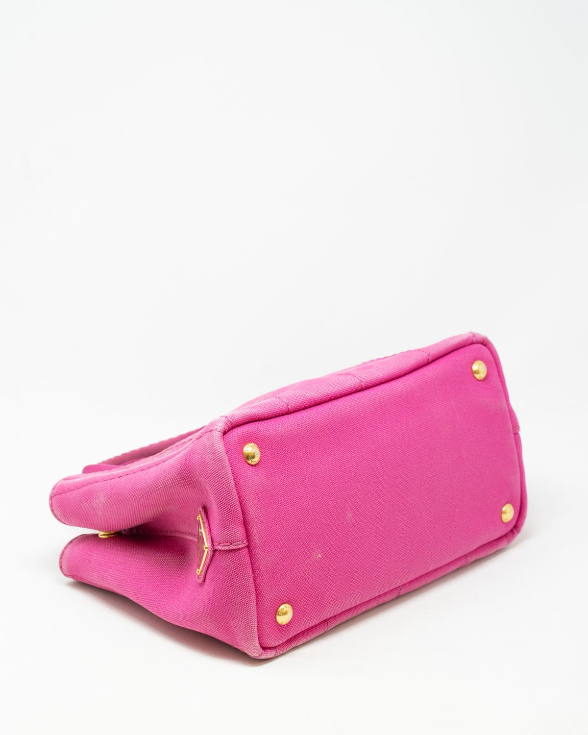 Prada Prada Small Canapa Tote Fuschia Canvas - AWL2654