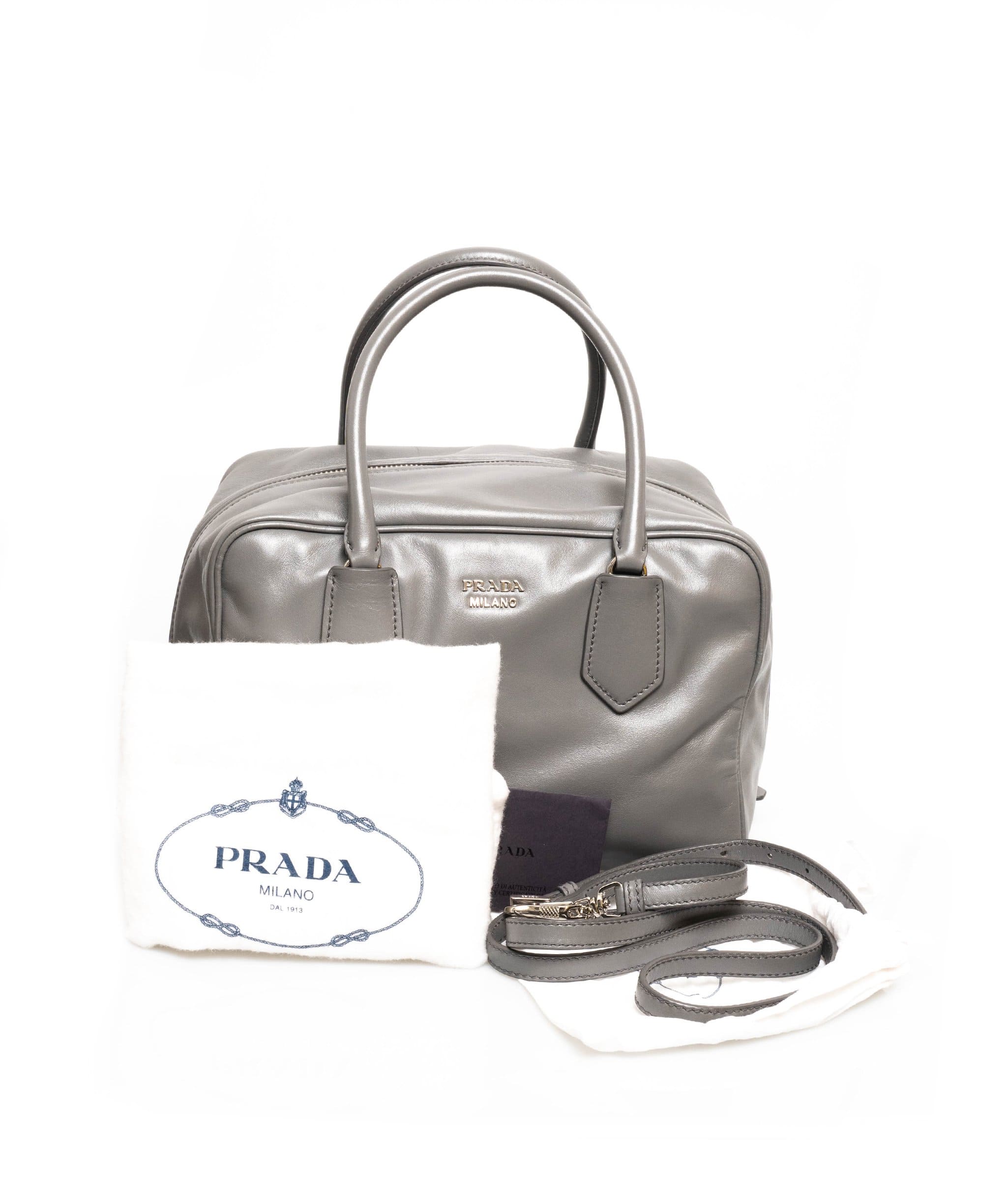 Prada Prada Small Grey Tote - ADL1460