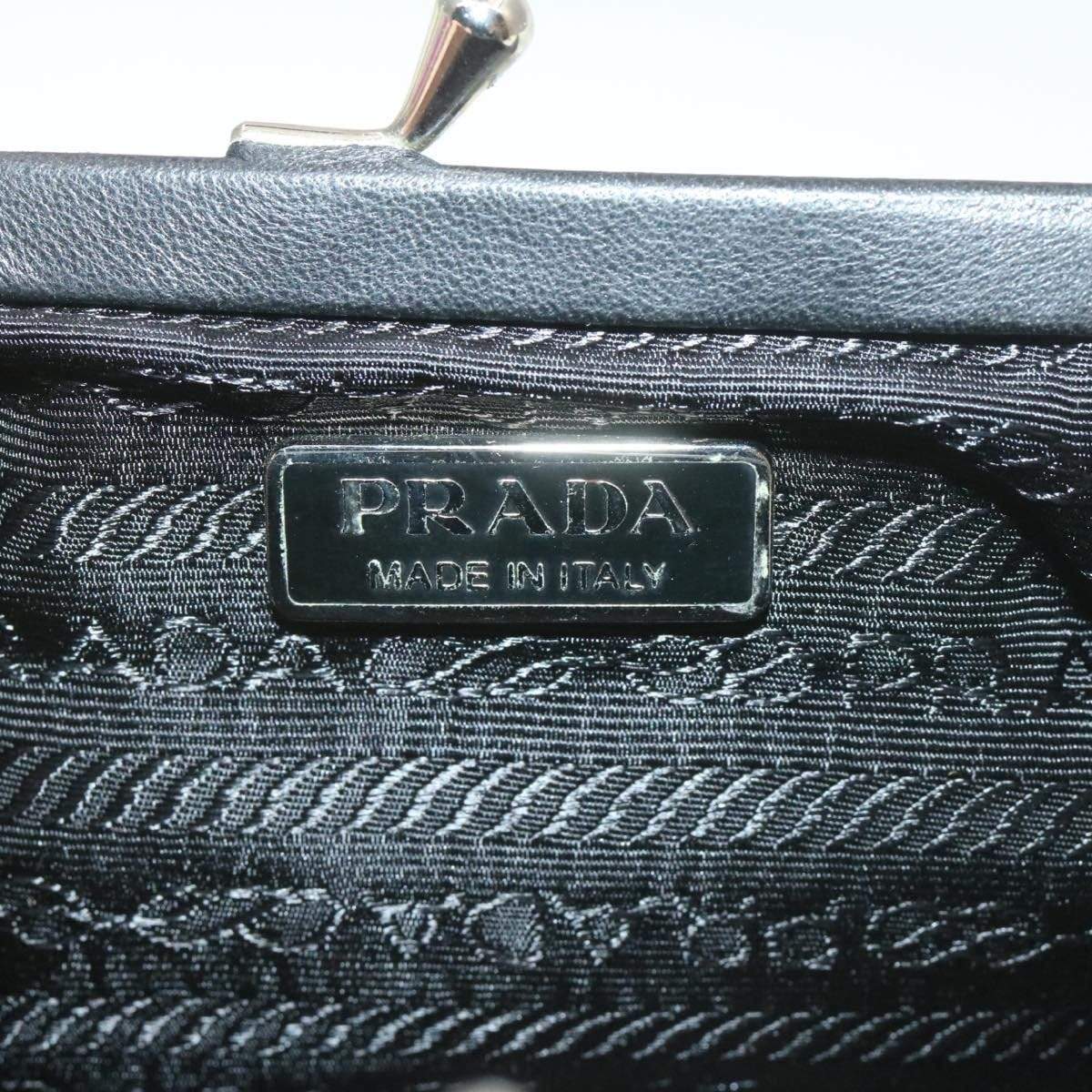 Prada Prada Tessuto Clasp Coin Pouch