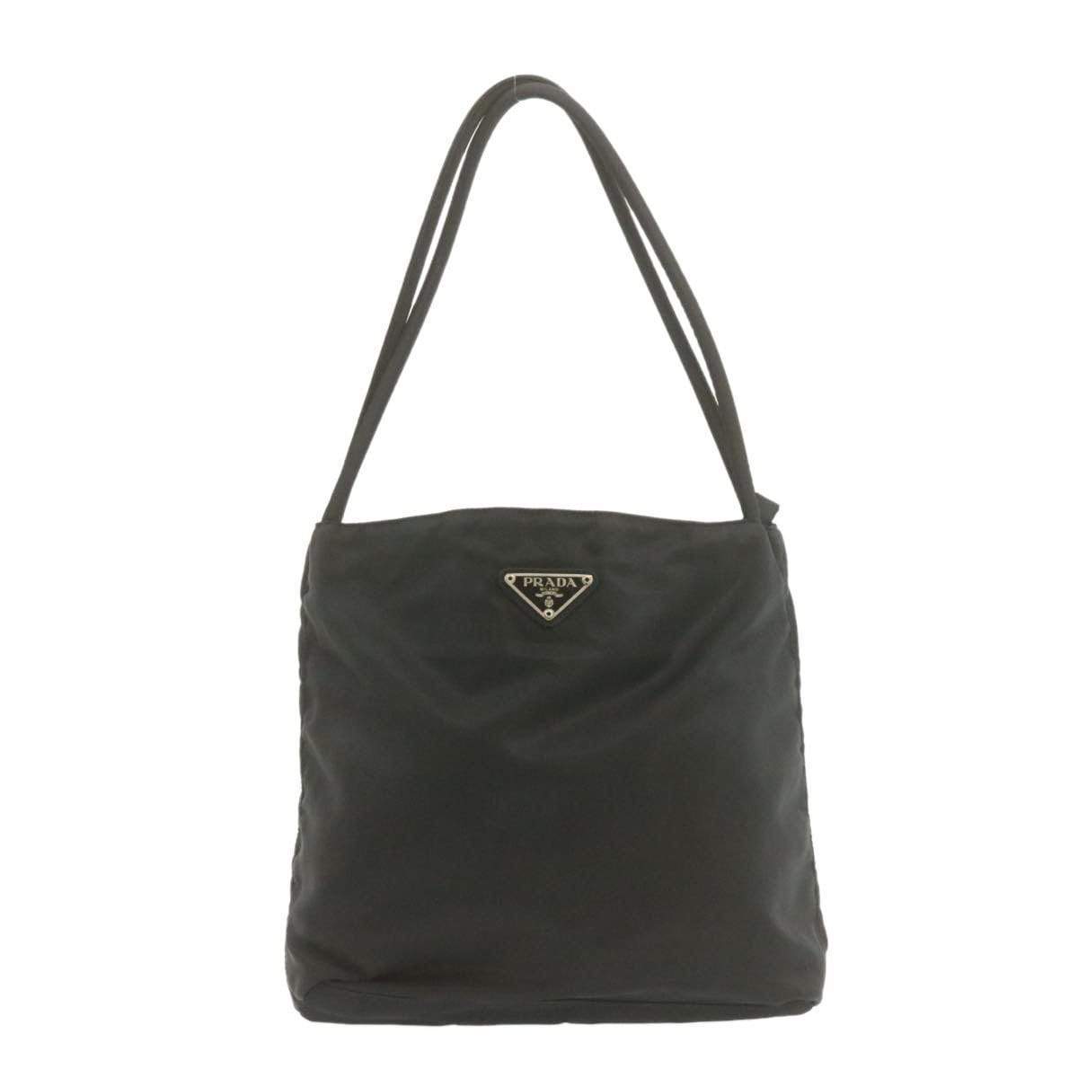 Prada PRADA Tote Bag Black Nylon Shoulder Bag AWL1100