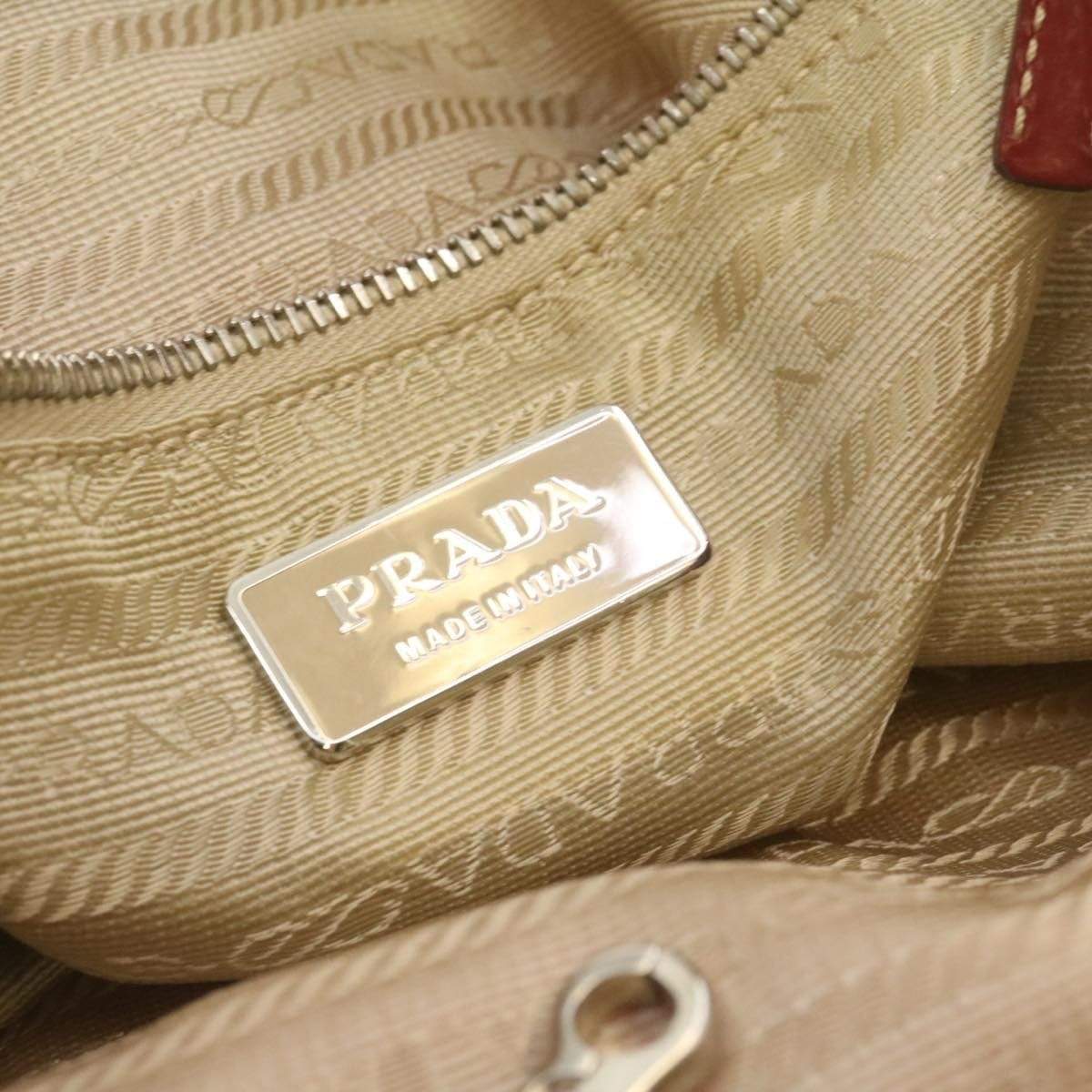 Prada Prada Tote Bag Red Nylon - AWL1098