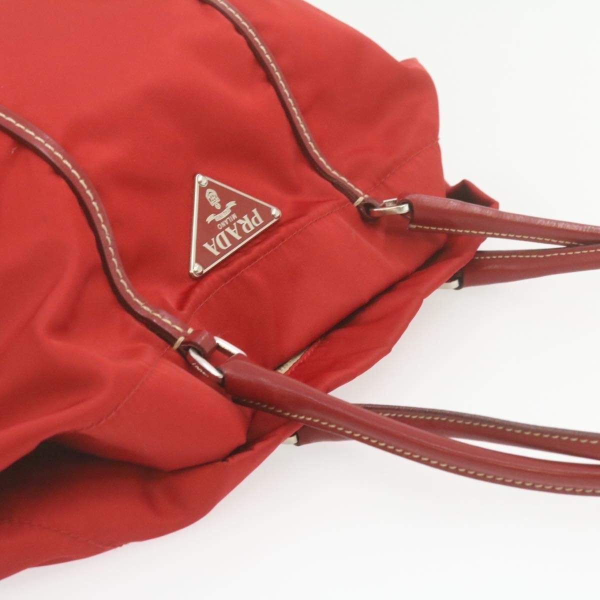 Prada Prada Tote Bag Red Nylon - AWL1098