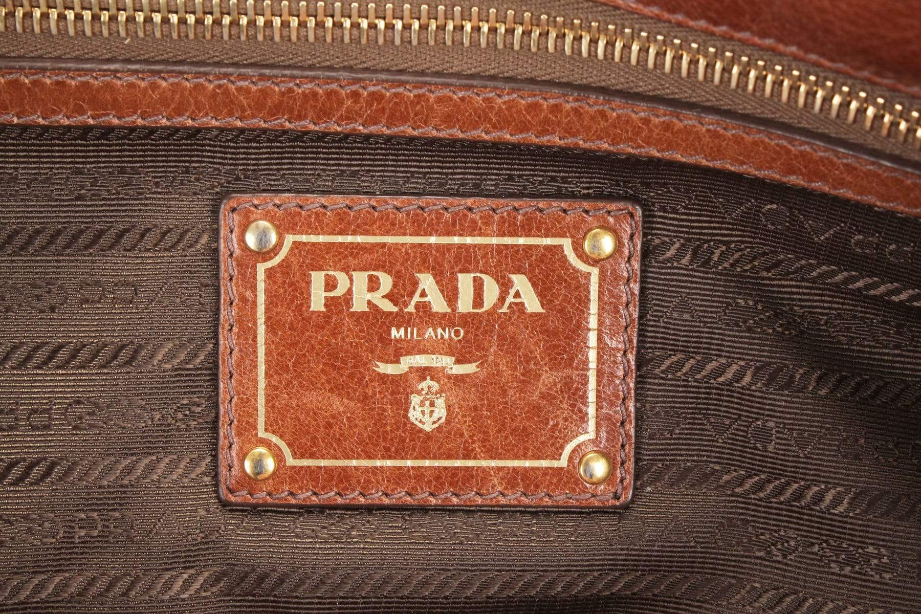 Prada Prada Vitello Shine 2 Way Handbag