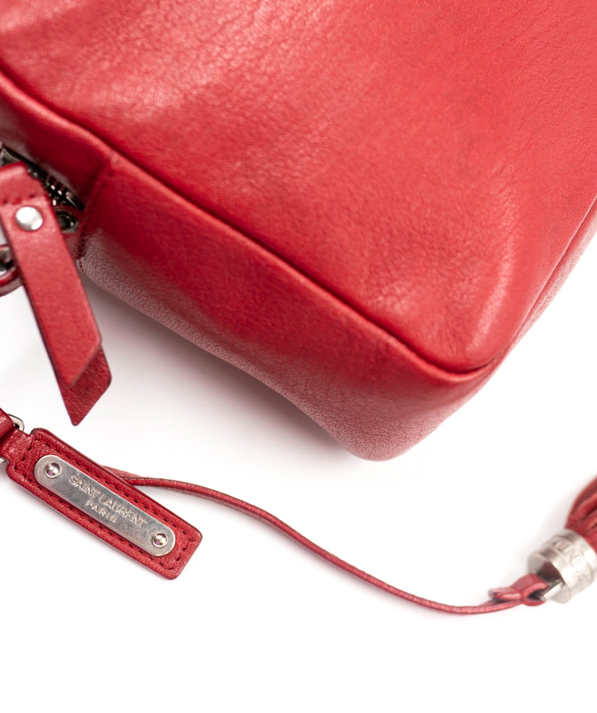 Prada Saint Laurent Red Tassel Lou Camera Bag - AWC1682