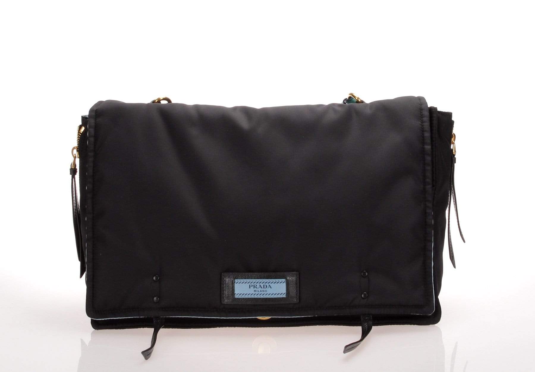 Prada Tessuto Etiquette Shoulder Bag