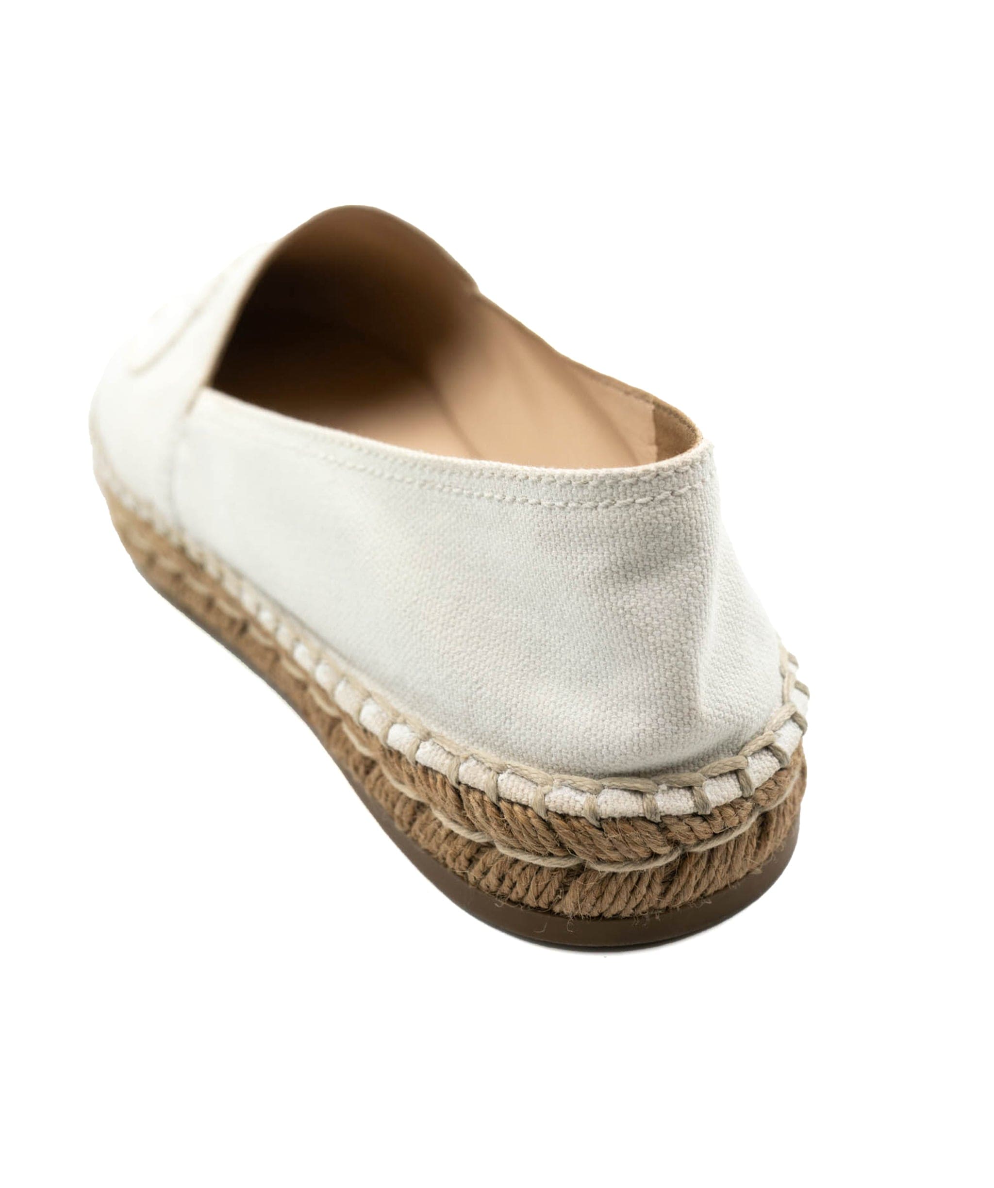 Prada Prada Cotton Embroidered Logo Espadrilles size 37 - AWC1873