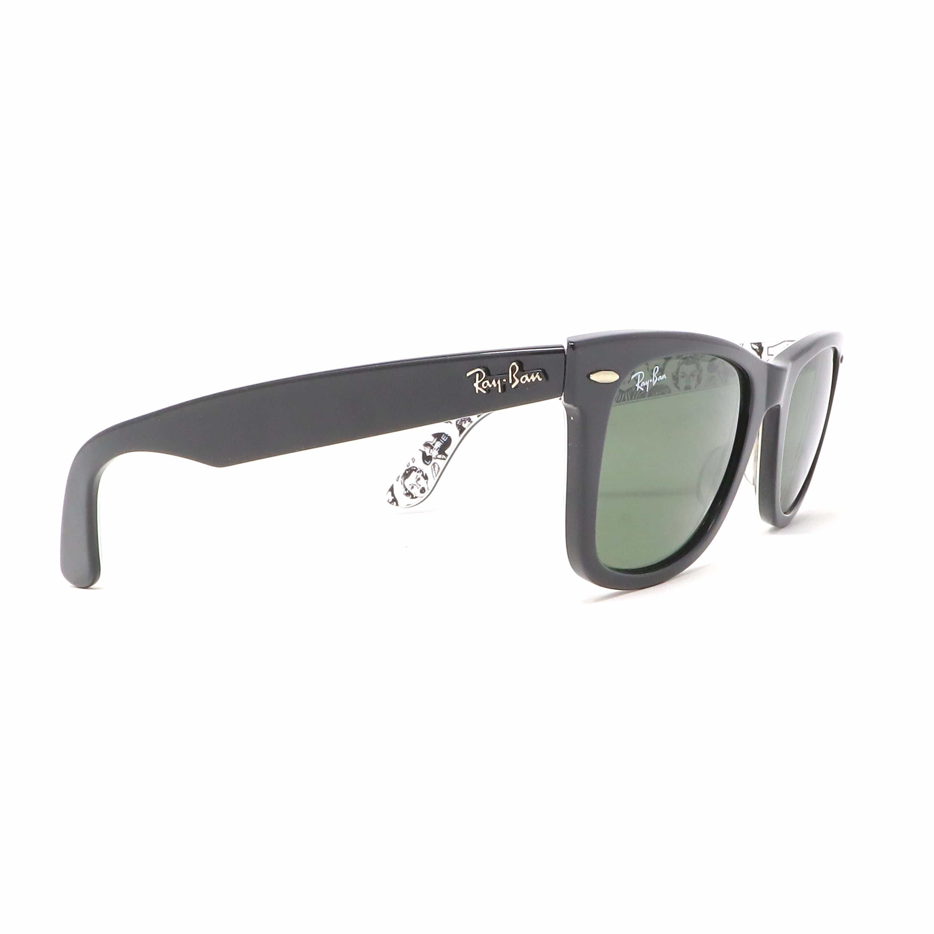 Rayban Rayban Black Sunglasses With Print