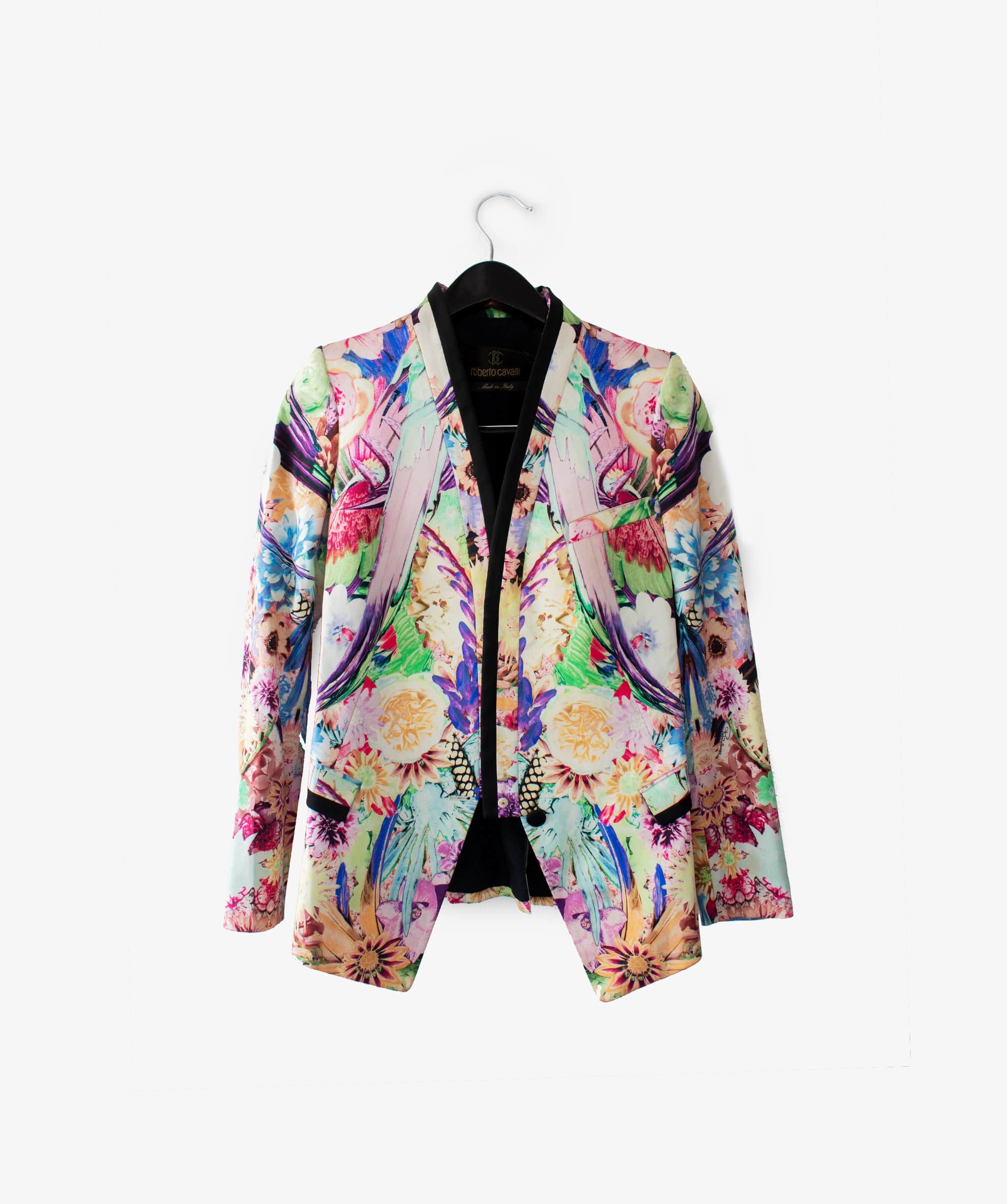 Roberto Cavalli Roberto Cavalli Floral Silk Blazer