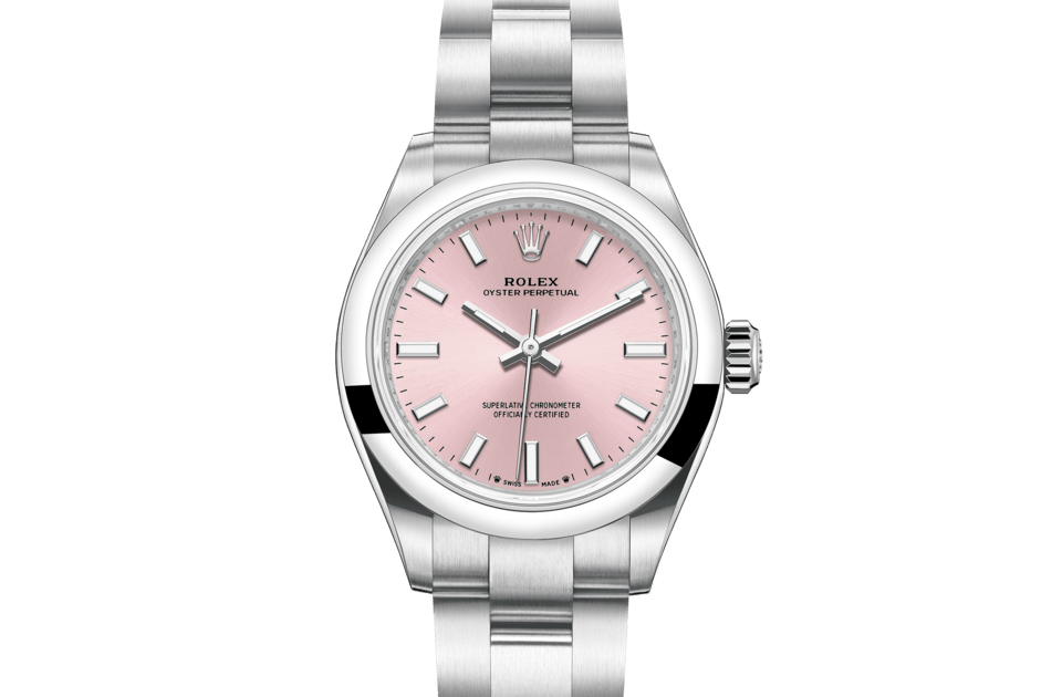 Rolex Unworn Rolex Oyster Perpetual 28 Pink Dial SKC1064