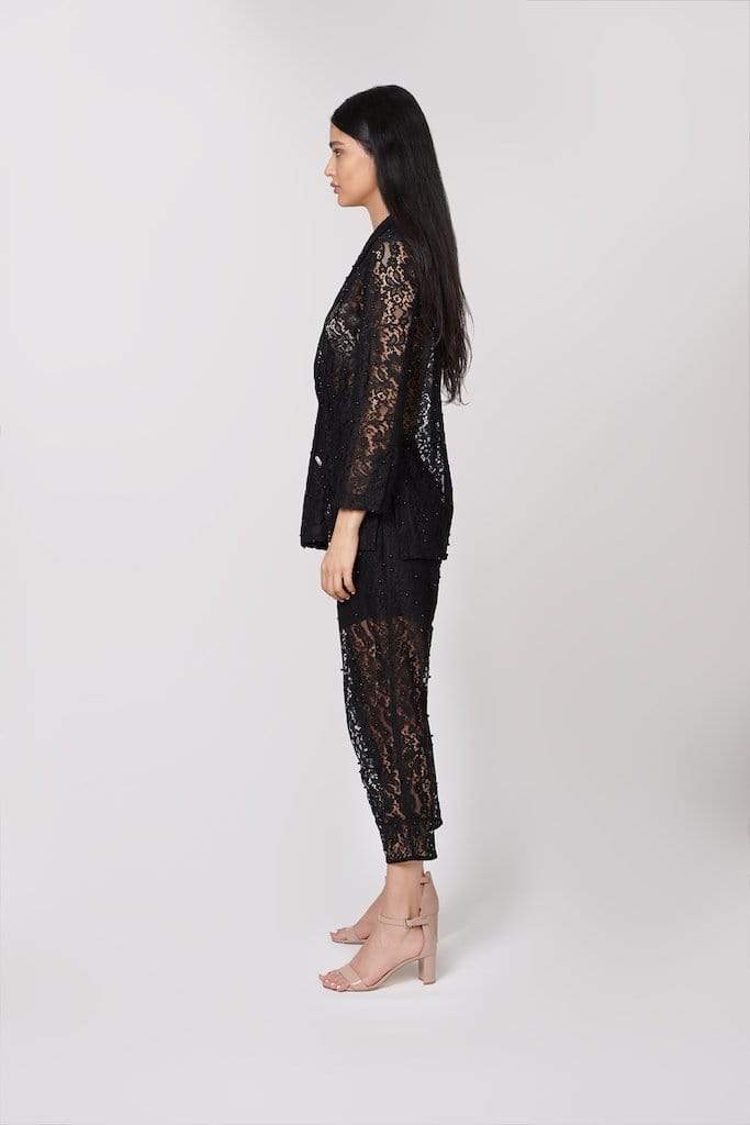 Sharis & DIba Sharis & Diba Black Lace Suit