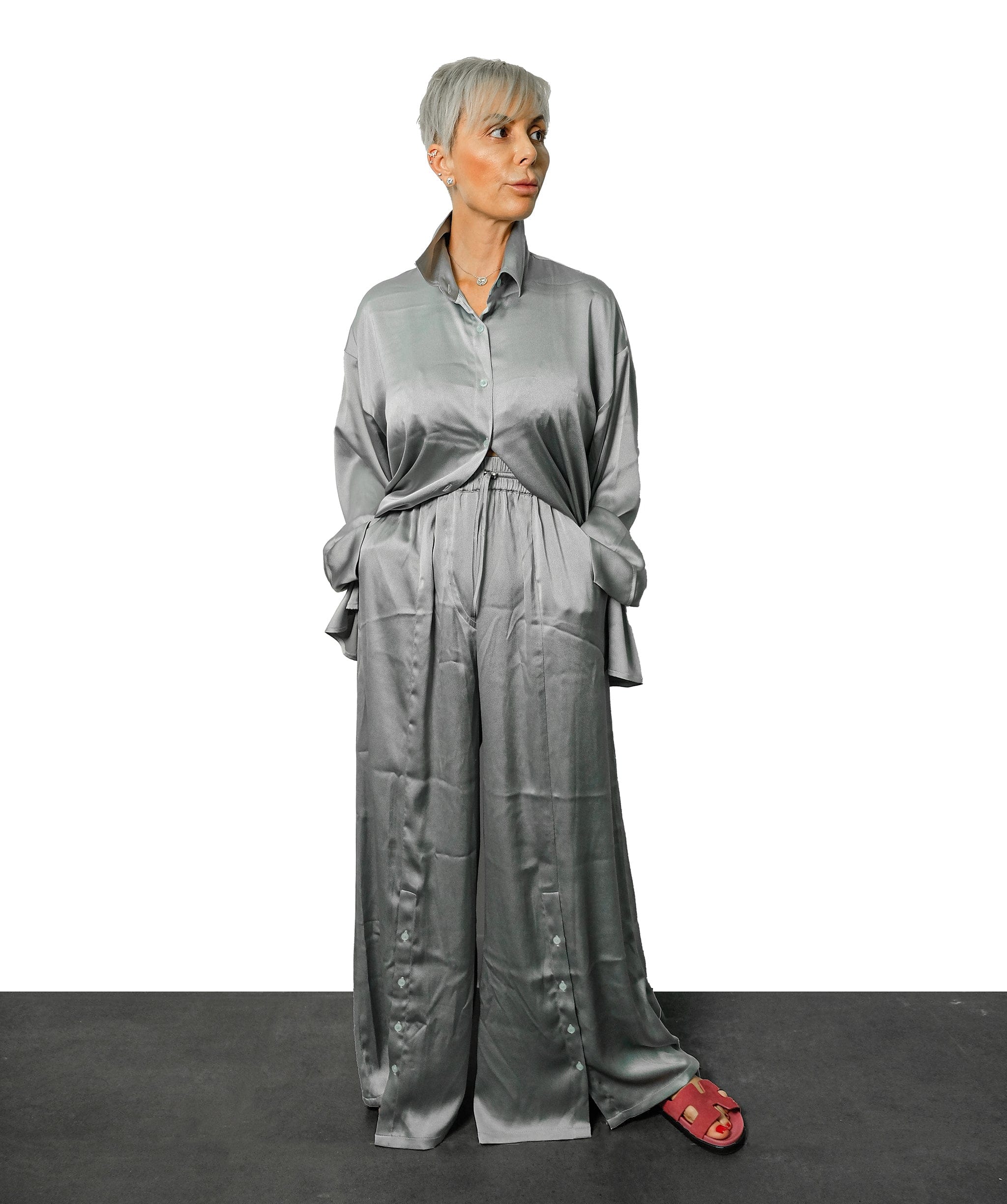 Stanimira Mira PJ Set Charcoal RJC2118