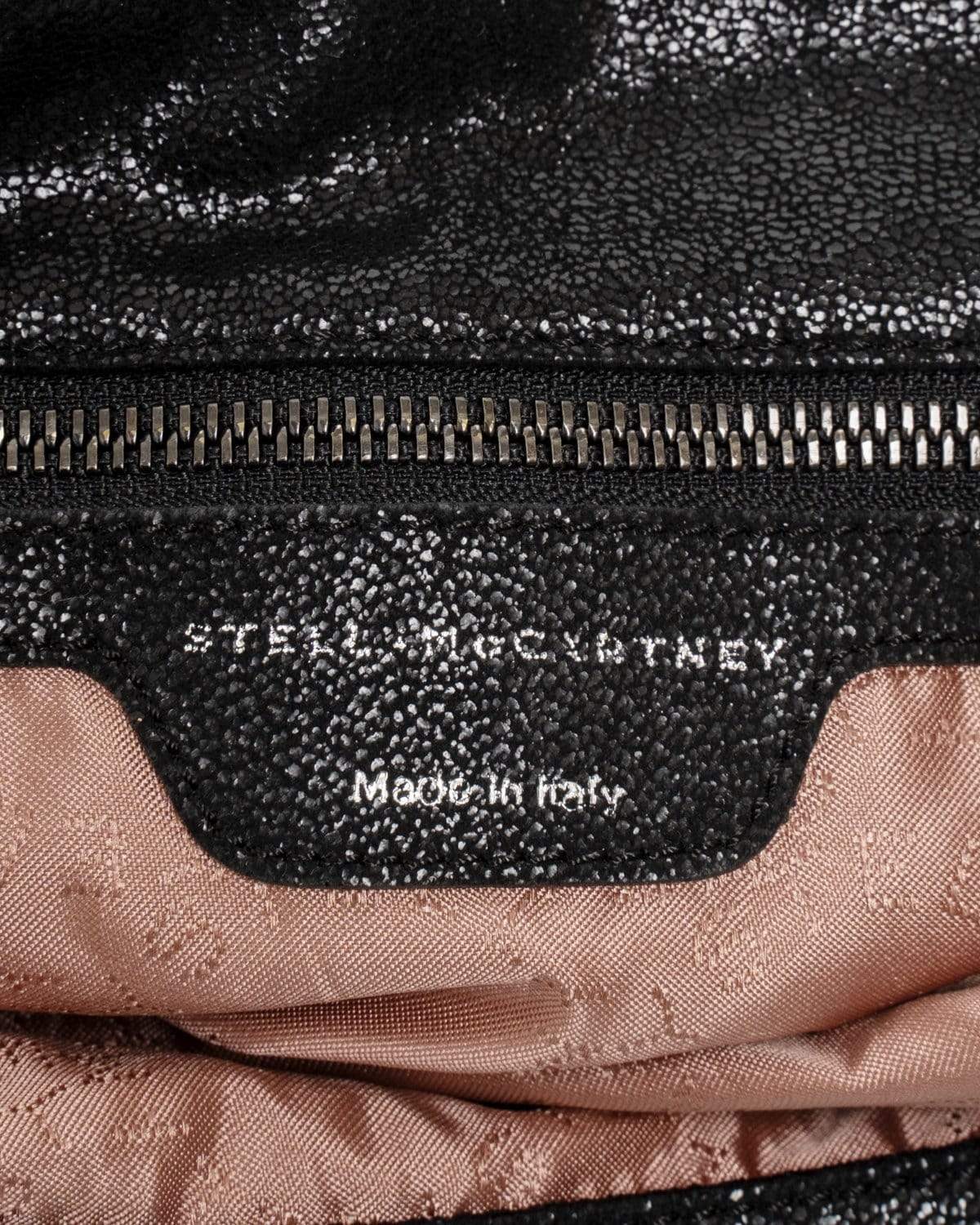 Stella McCartney Stella McCartney Black Vegan Suede Large Falabella Bag AGC1042