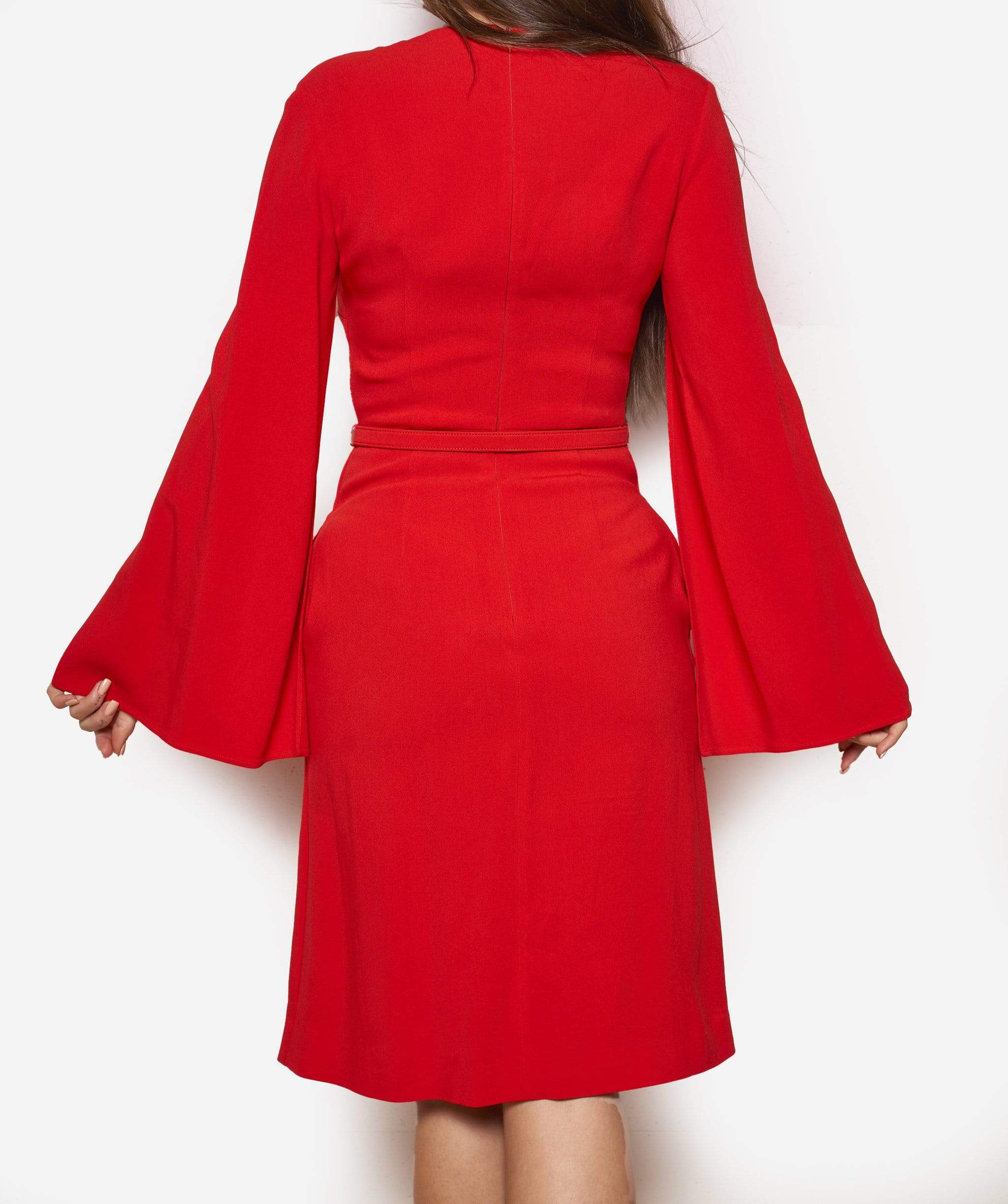 Stella McCartney Stella McCartney Red Belted Dress Size 40