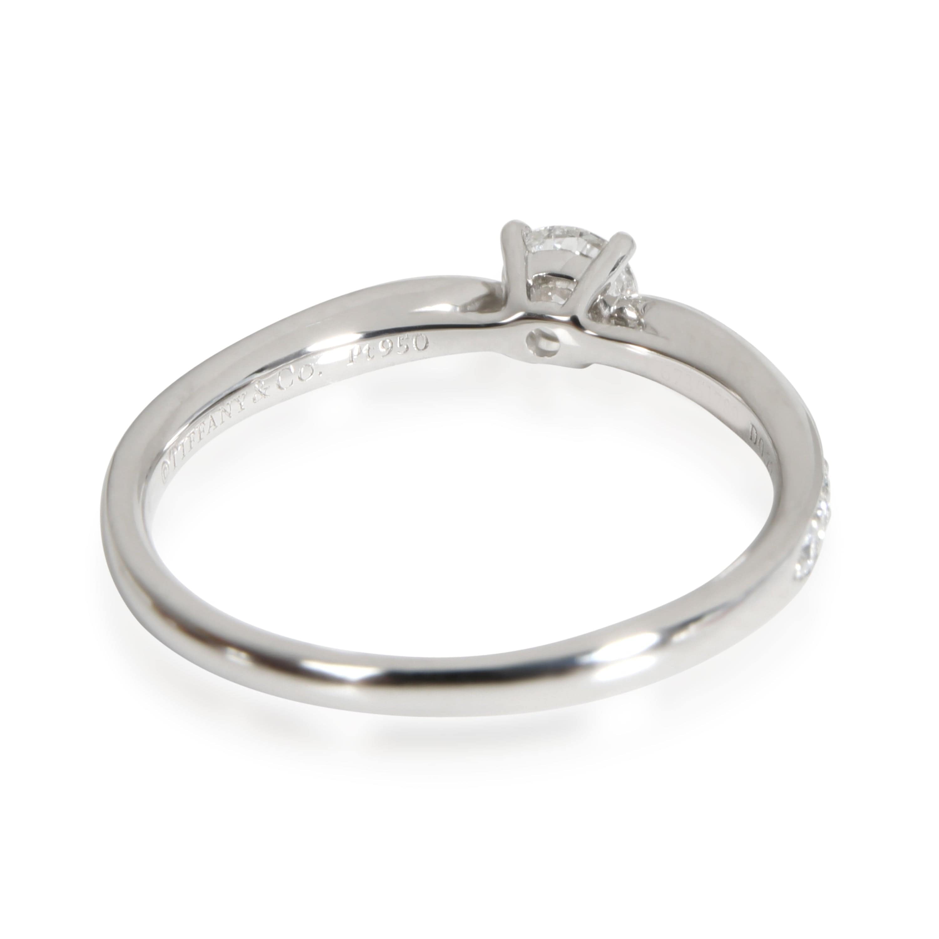 Tiffany & Co. Tiffany & Co. Harmony Diamond Engagement Ring in Platinum F VS2 0.22 CT