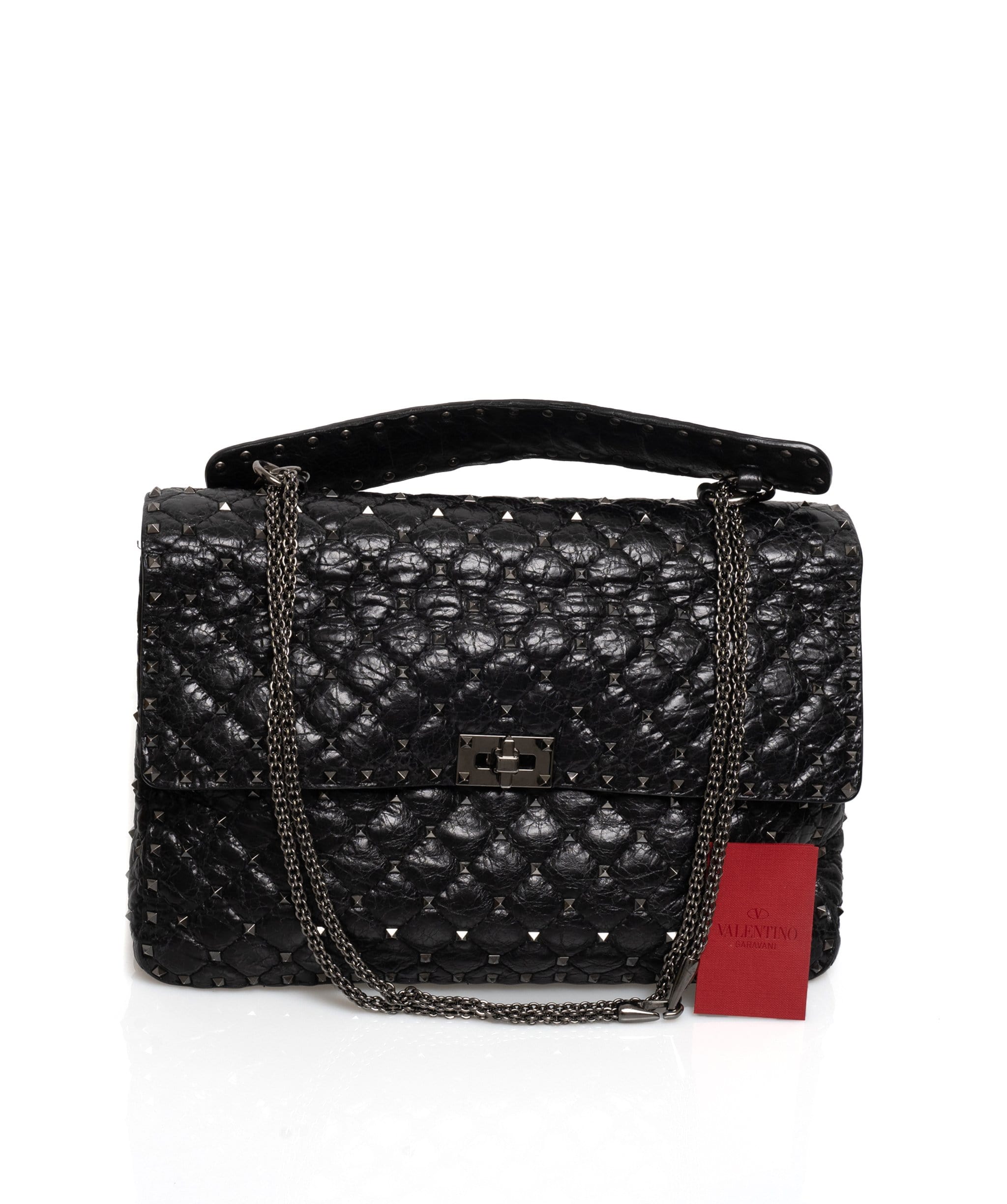 Valentino Valentino Garavani Rockstud Spike quilted leather shoulder bag - ADC1093